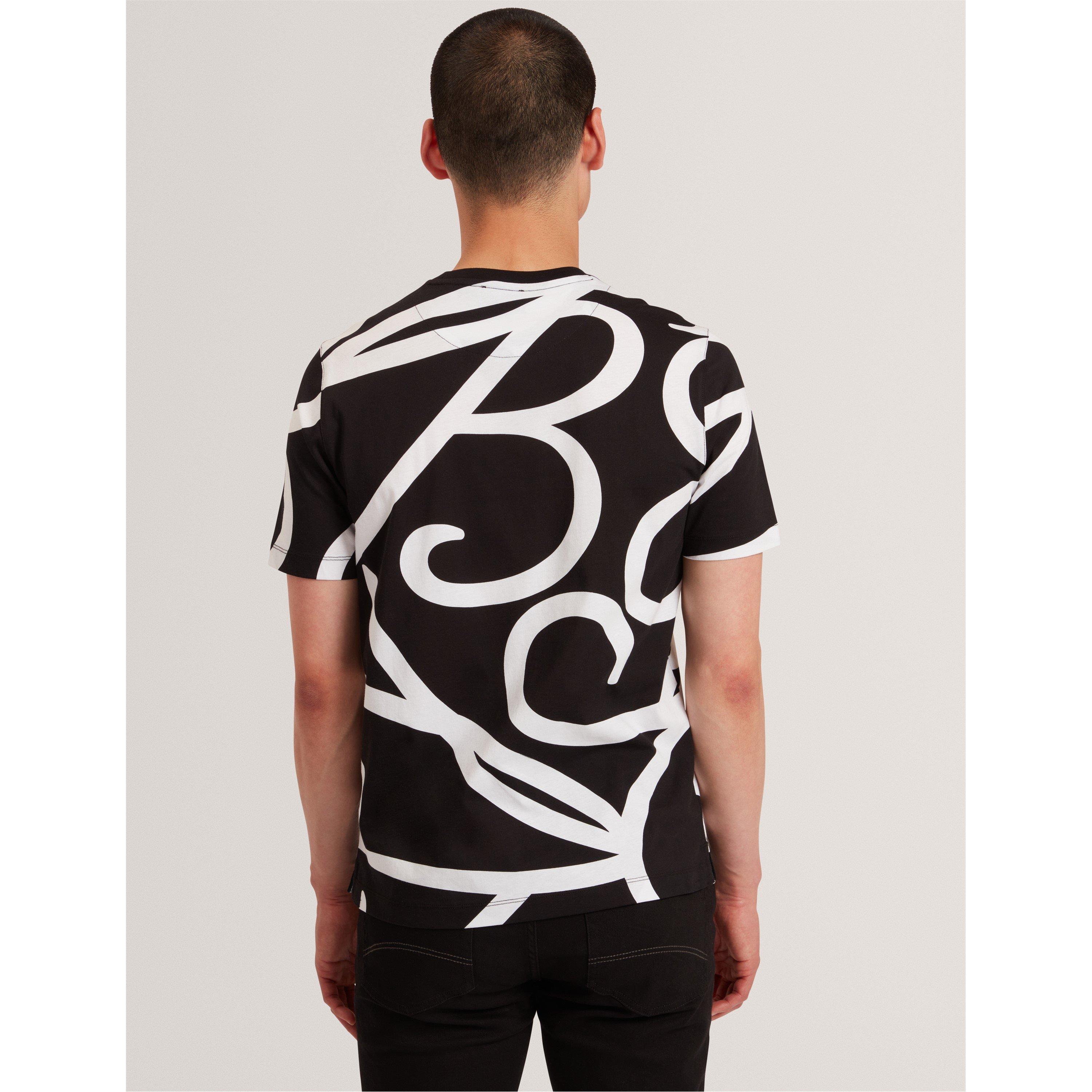 Sort - Ted Baker - Men's TB Script Regular Fit T-Shirt - 3