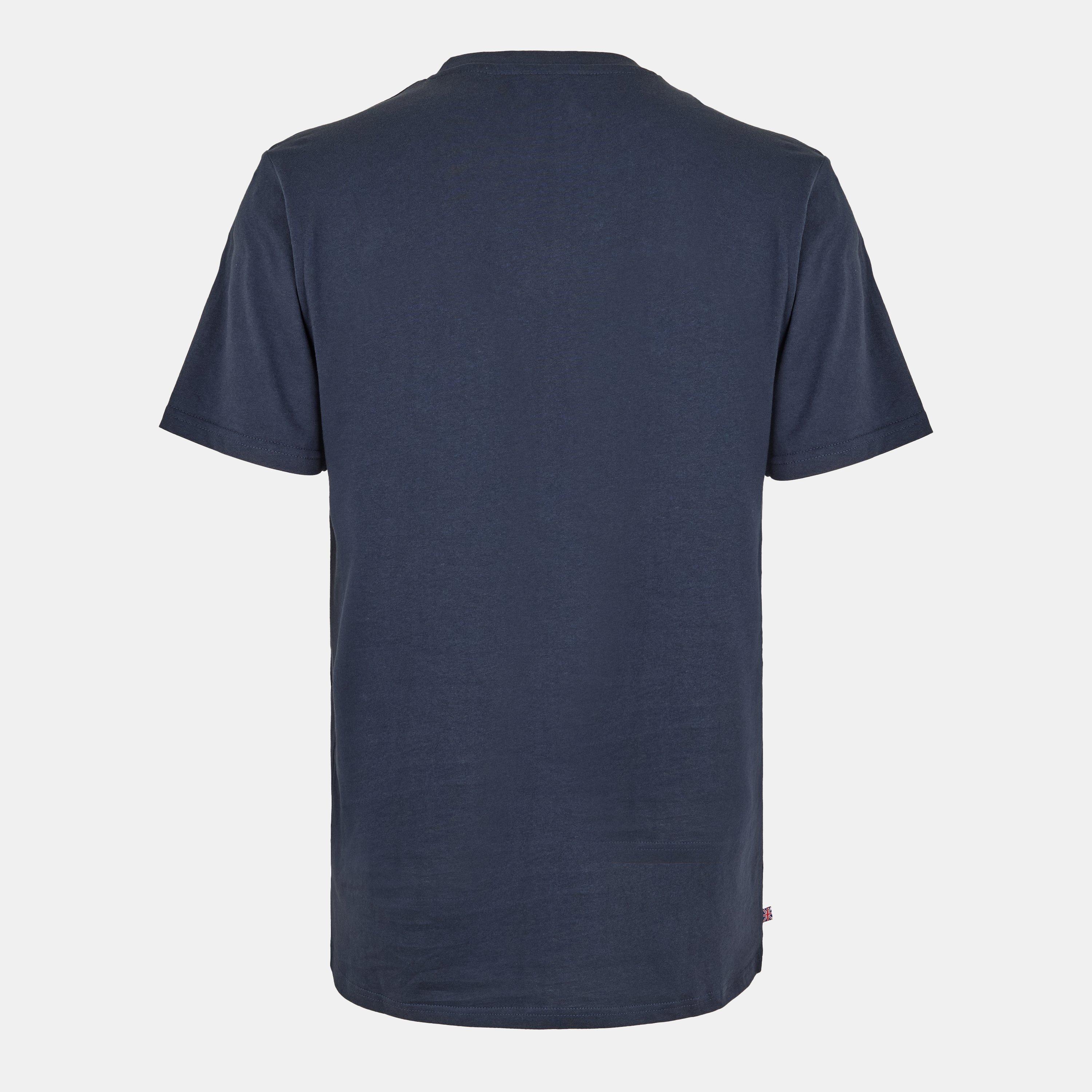 Navy/White - Aquascutum - Logo T-Shirt - 2