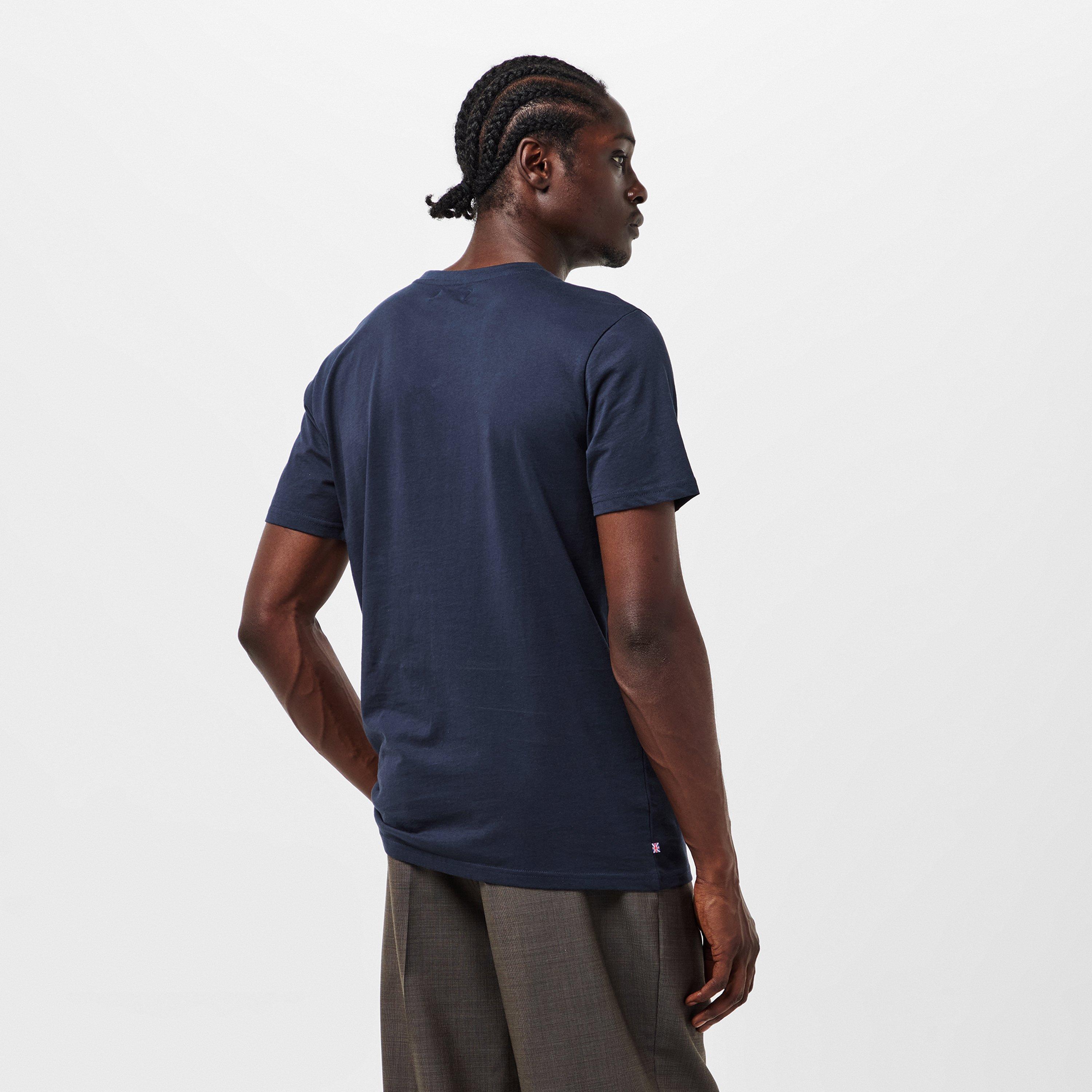 Navy/White - Aquascutum - Logo T-Shirt - 4