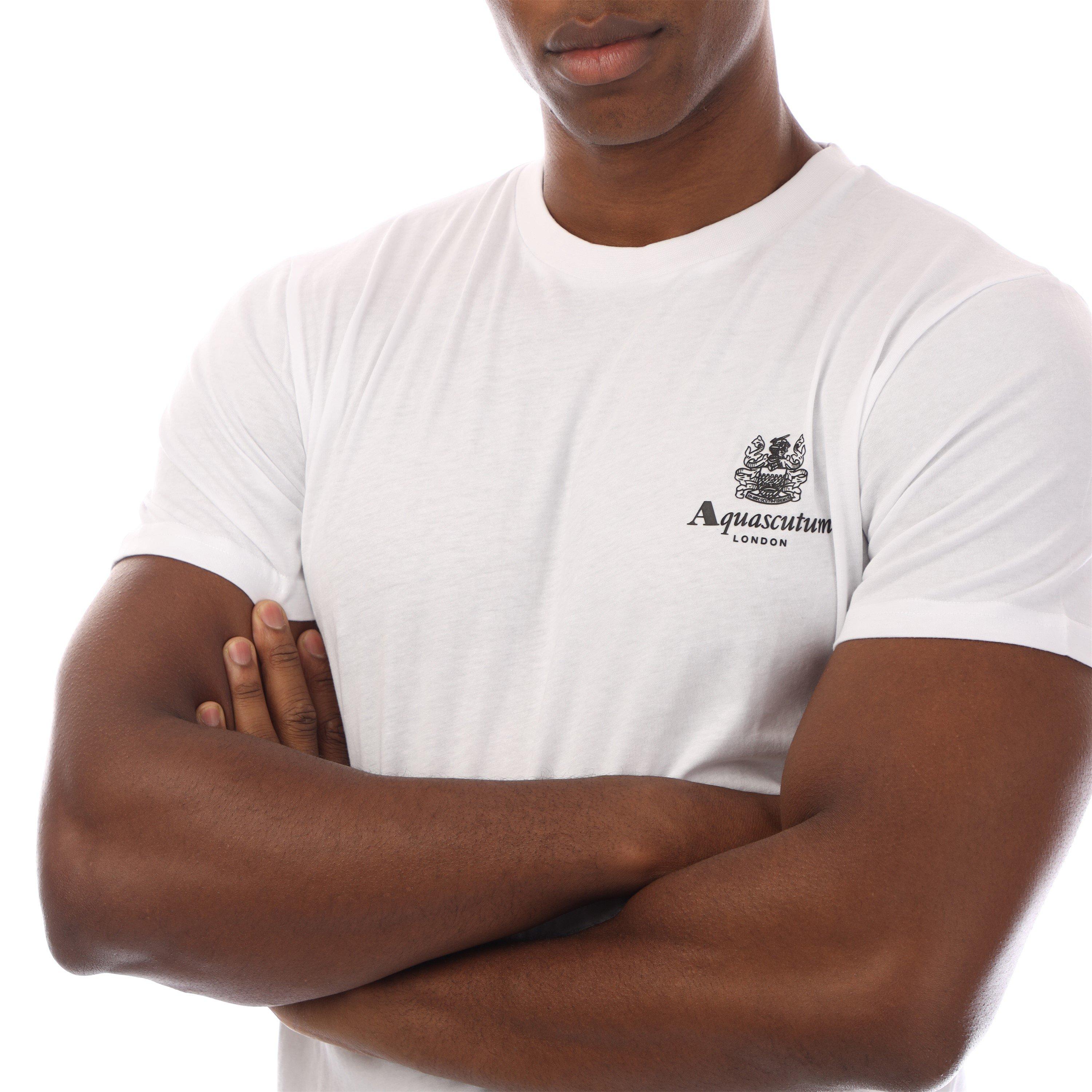White/Black - Aquascutum - Logo T-Shirt - 3