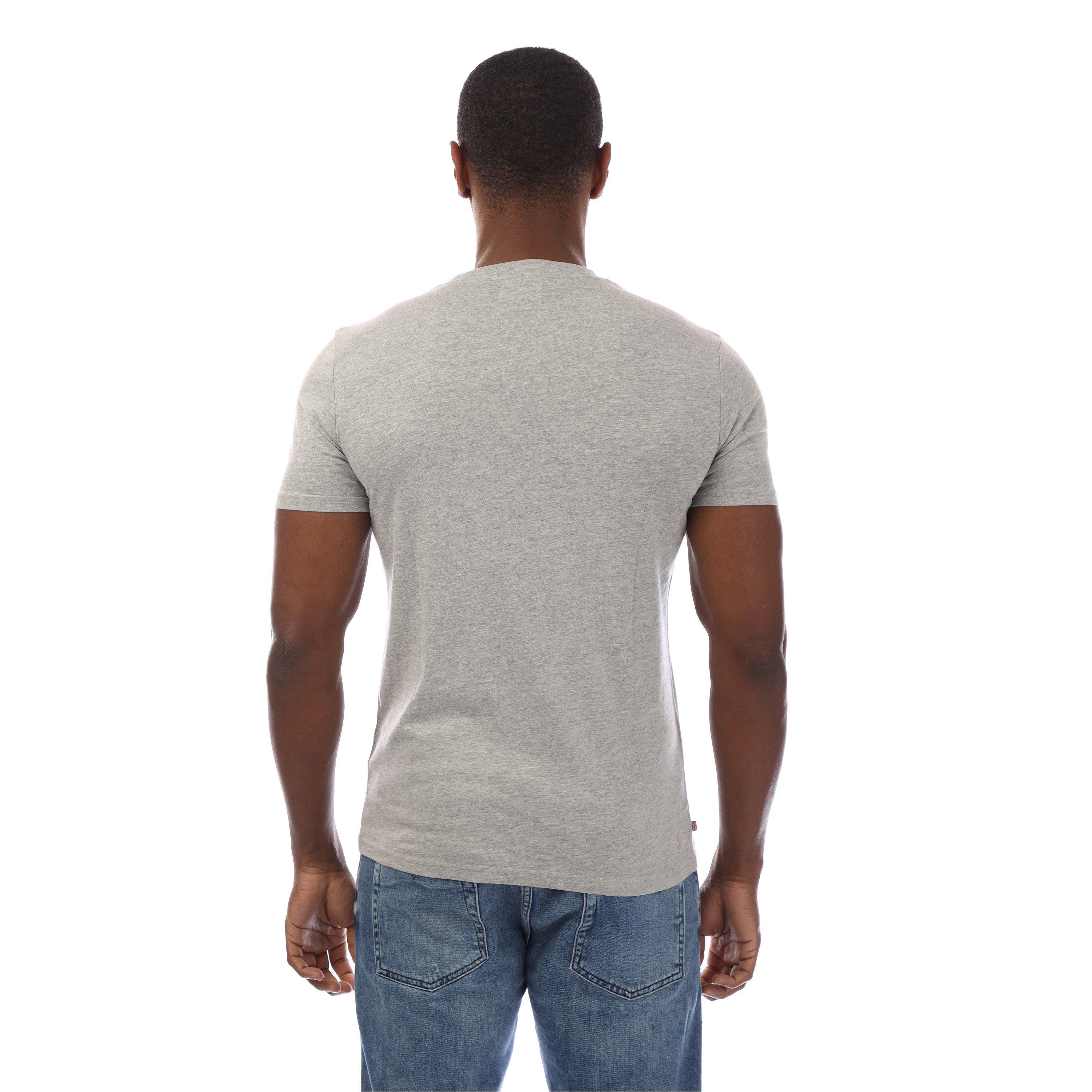 Light Grey/Wht - Aquascutum - Logo T-Shirt - 2