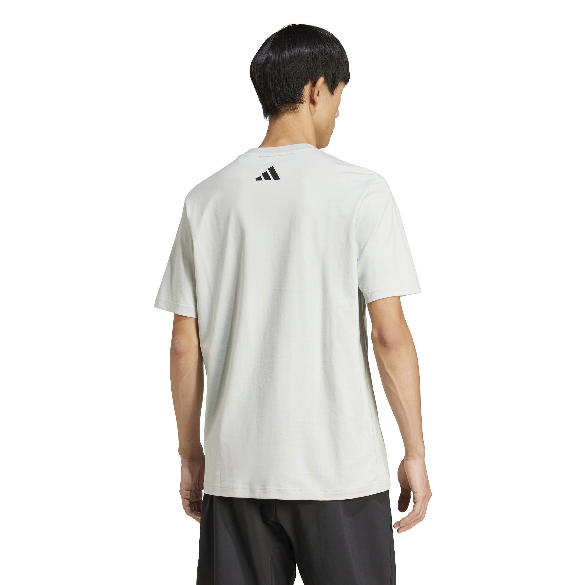 Wonder Silver - adidas - City Escape Logo Graphic T-Shirt Mens - 3