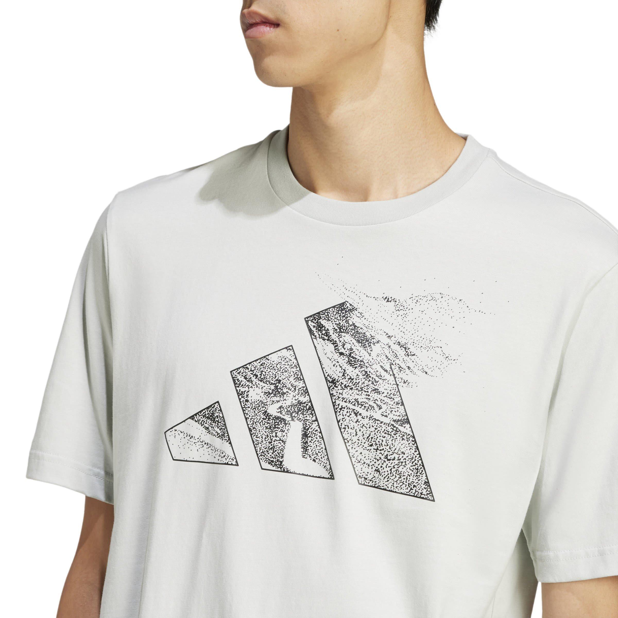 Wonder Silver - adidas - City Escape Logo Graphic T-Shirt Mens - 5