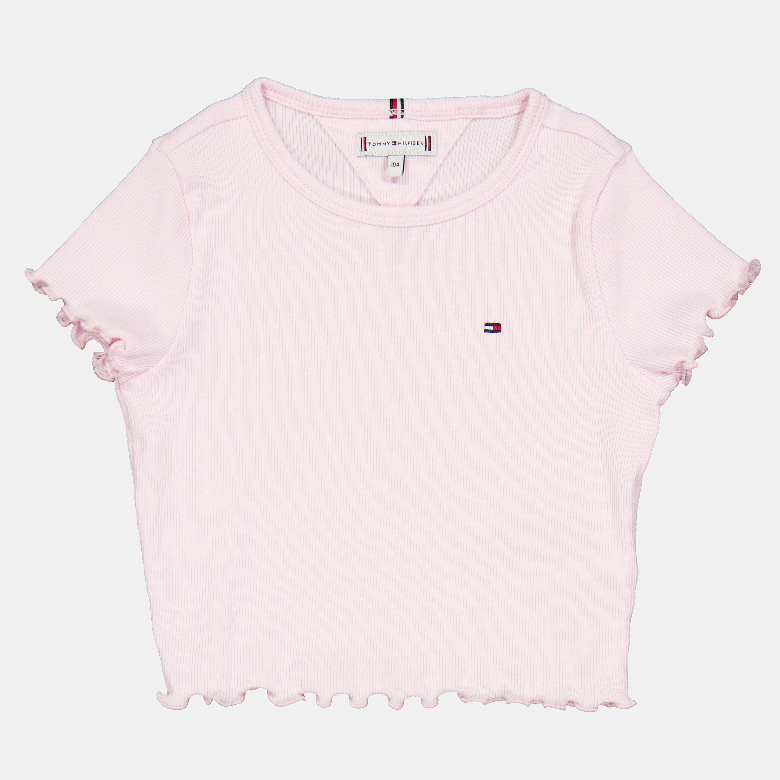 Light Pink TOG - Tommy Hilfiger - Kids' Essential Rib Short-Sleeve T-Shirt - 1