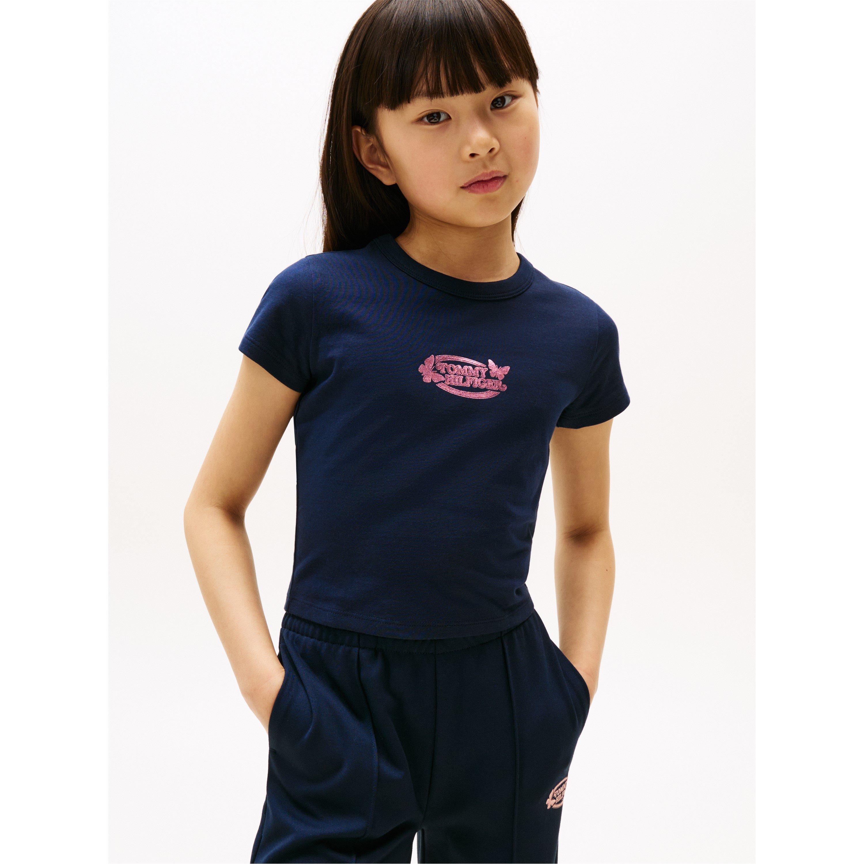 Night Navy C1G - Tommy Hilfiger - Kids' Butterfly T-Shirt - 2