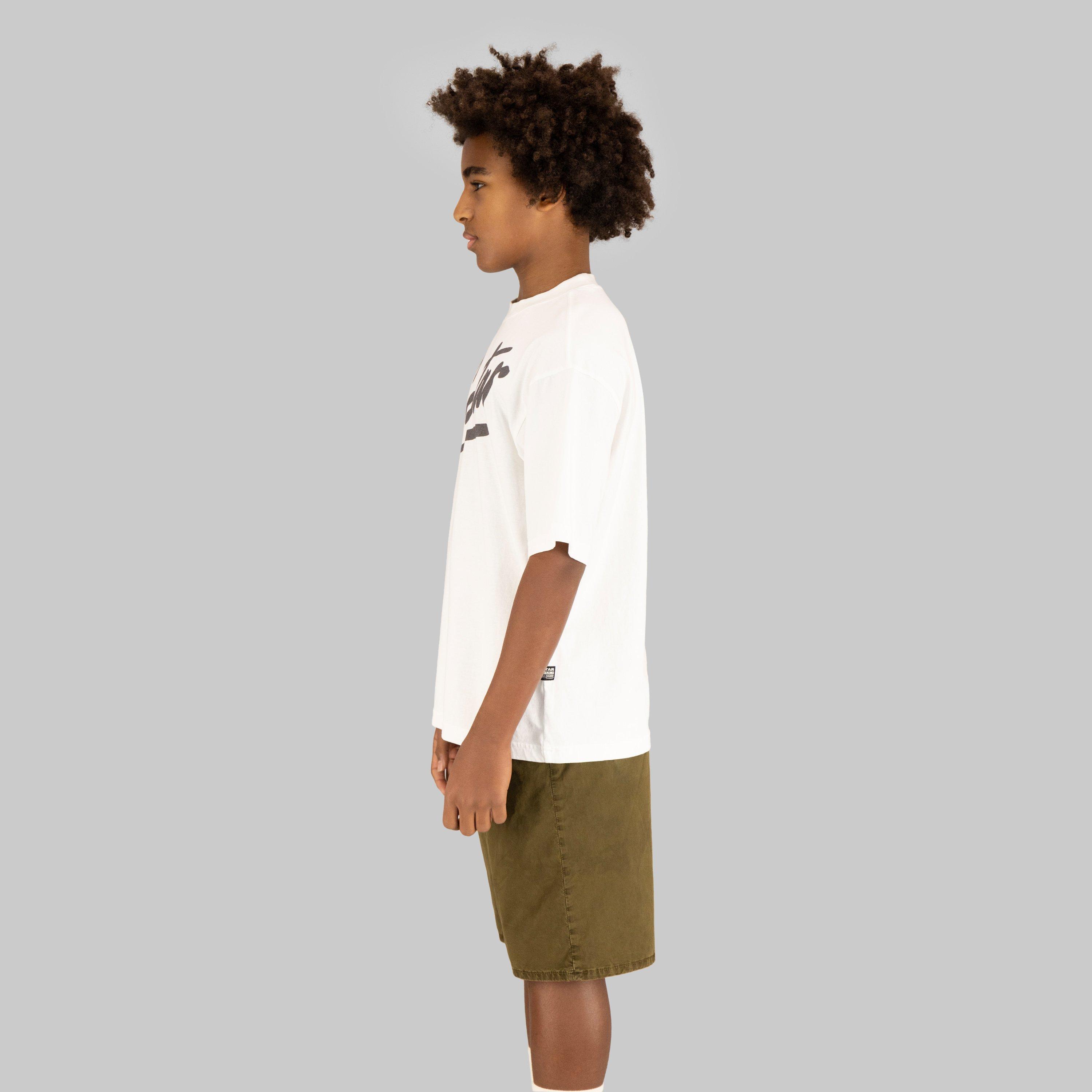 White - G Star - Kids' Regular Fit Logo T-Shirt - 4