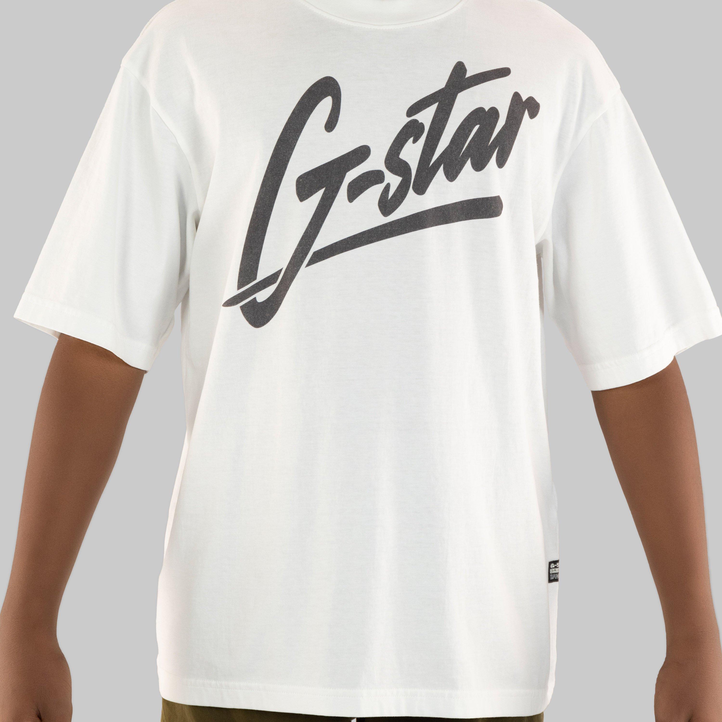 White - G Star - Kids' Regular Fit Logo T-Shirt - 5