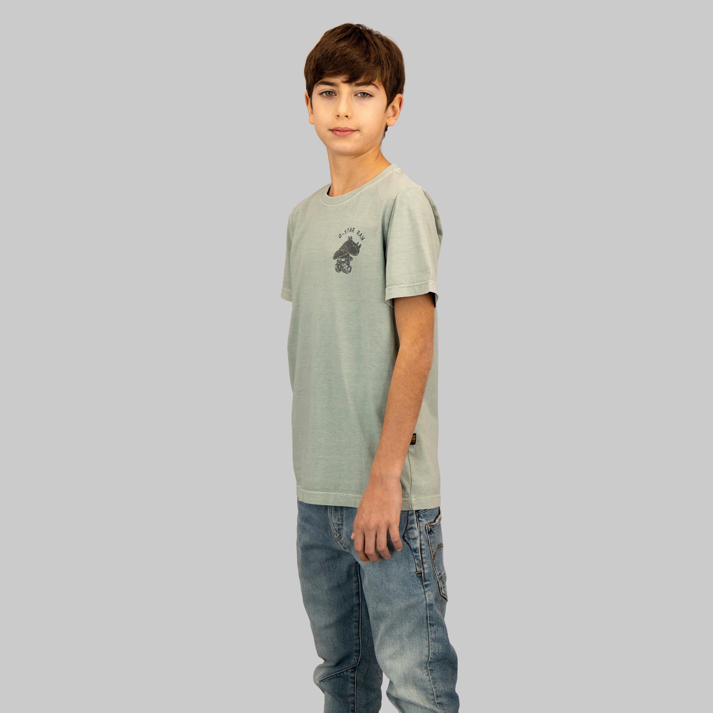 Mercury - G Star - Kids' Rhino Logo Regular Fit T-Shirt - 4