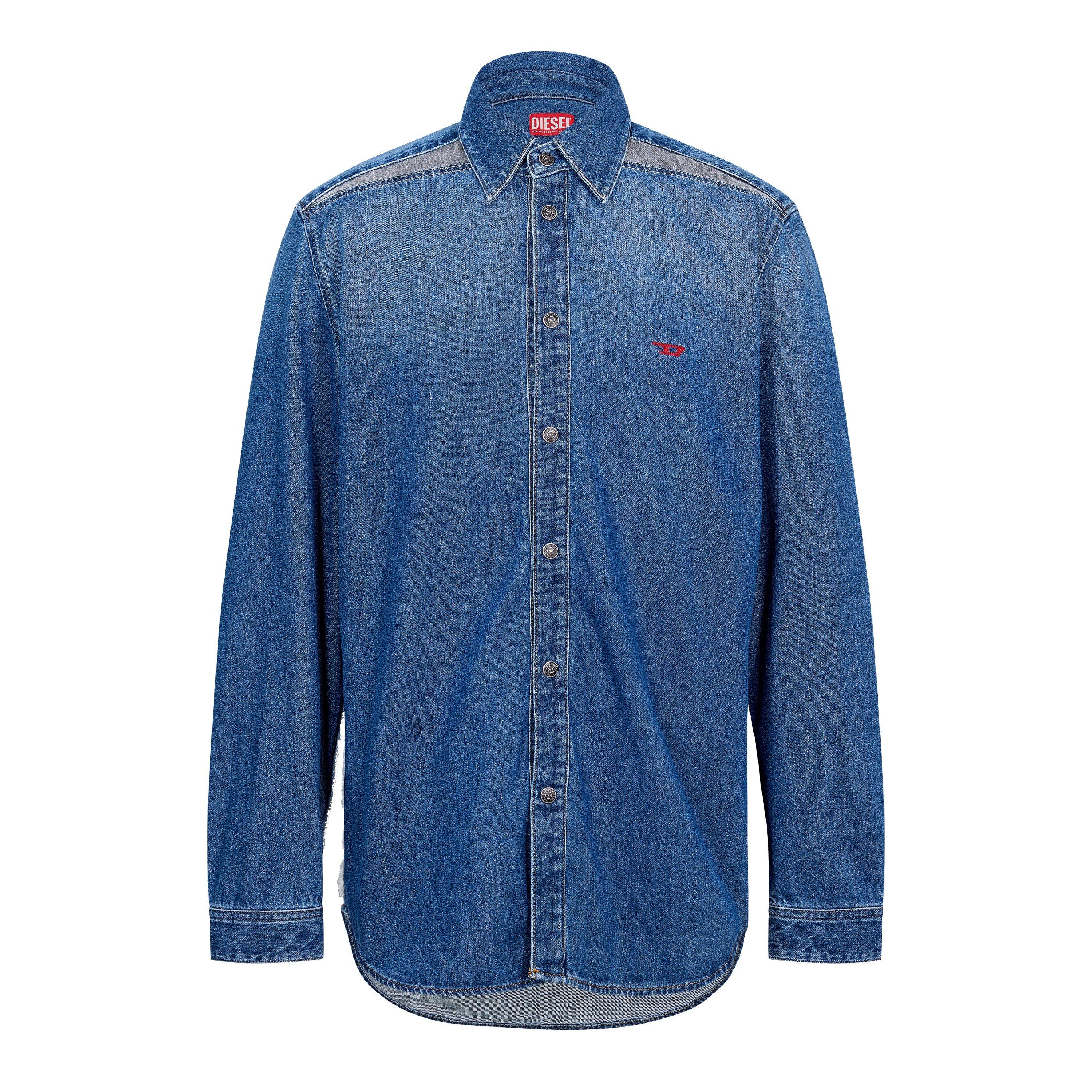 Diesel Men's T-Shirt - Blue Denim - XS (44)