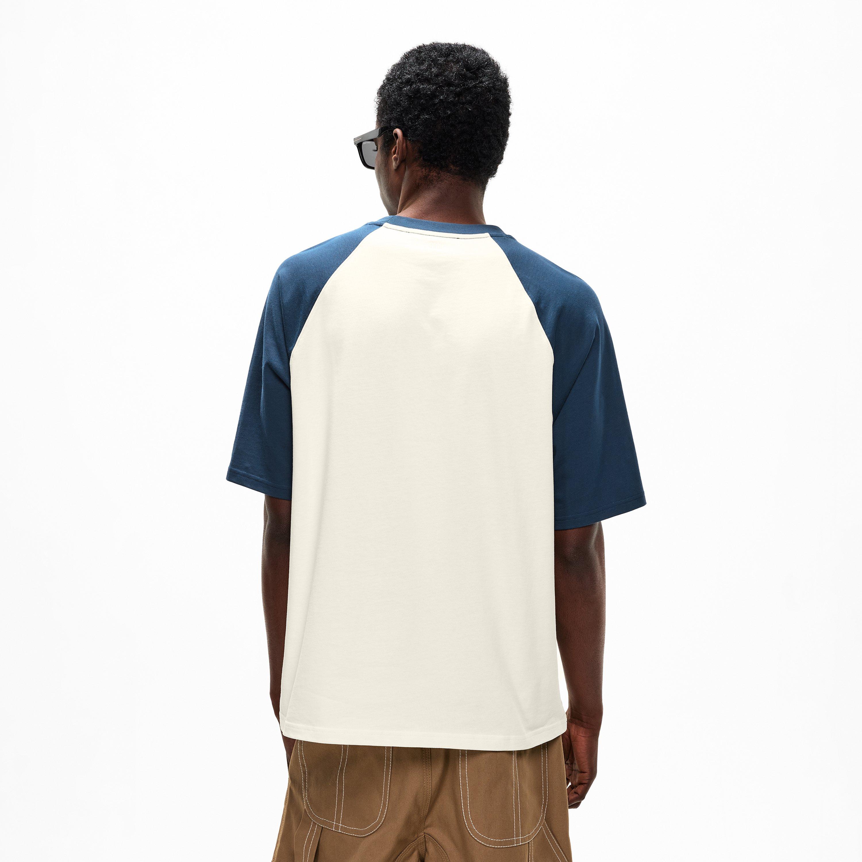 White/Navy - Ami Paris - Men's Crochet ADC T-Shirt - 4