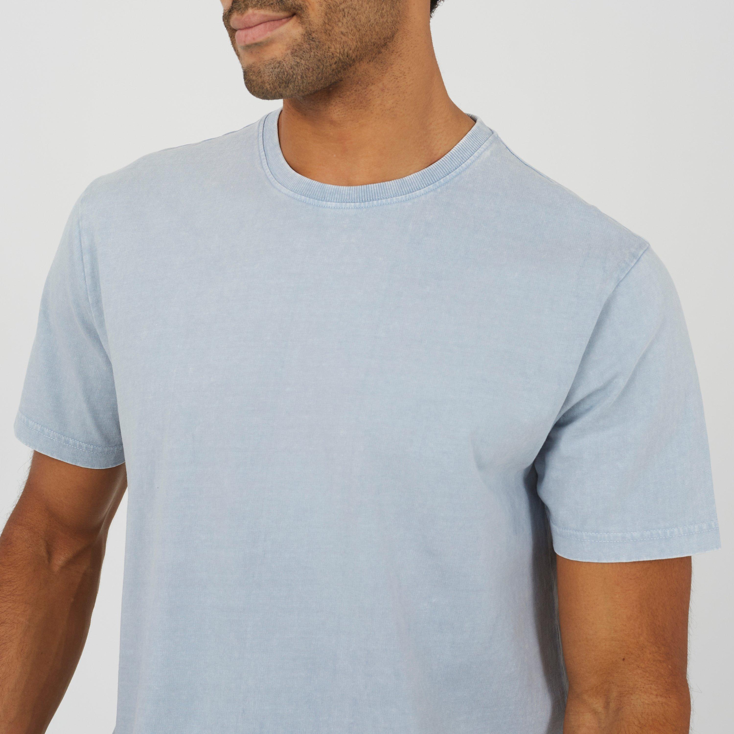 Steel Acid Wash - Brave Soul - BS Mens Crew Neck Acid Wash T-shirt - 3