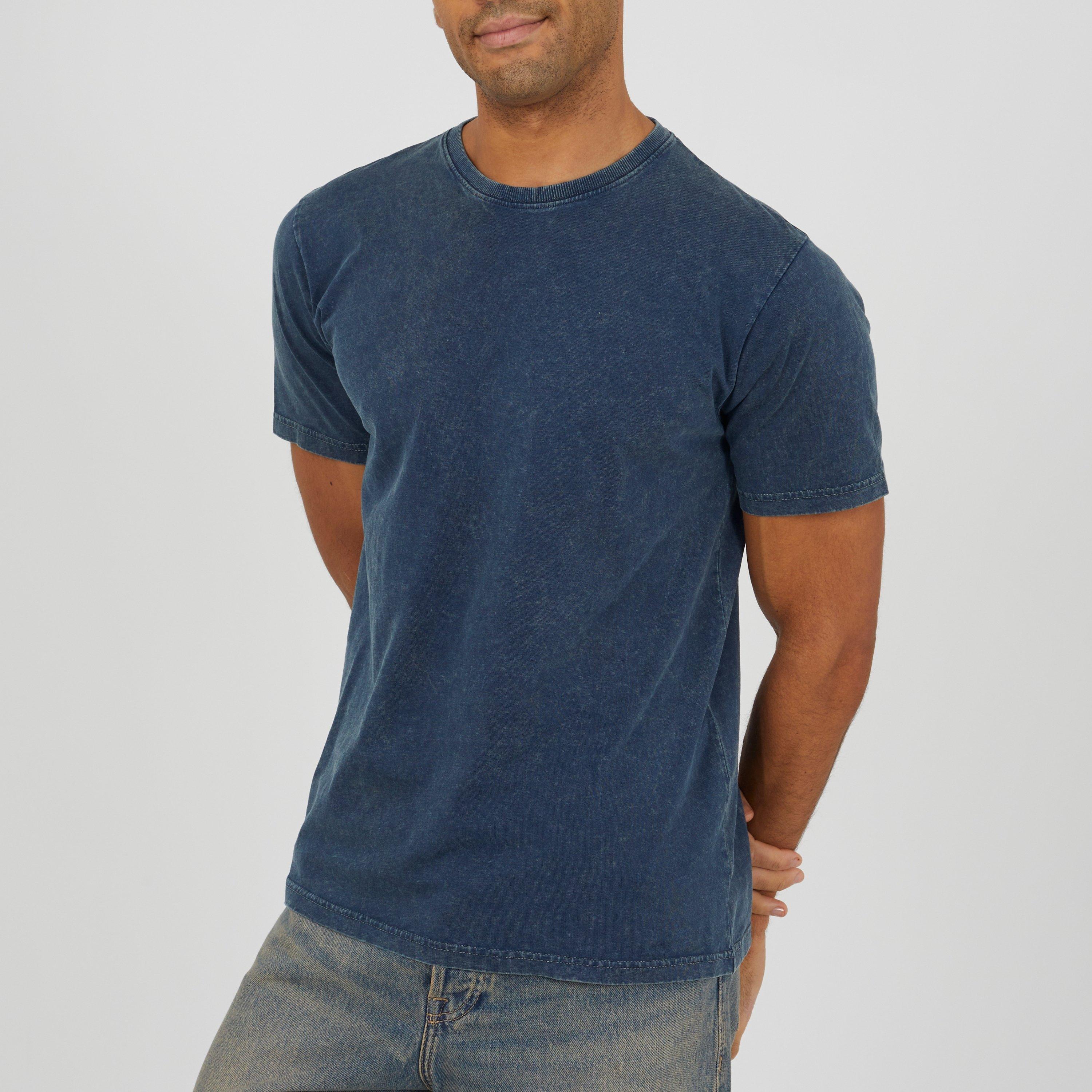 Тениска BS Mens Crew Neck Acid Wash