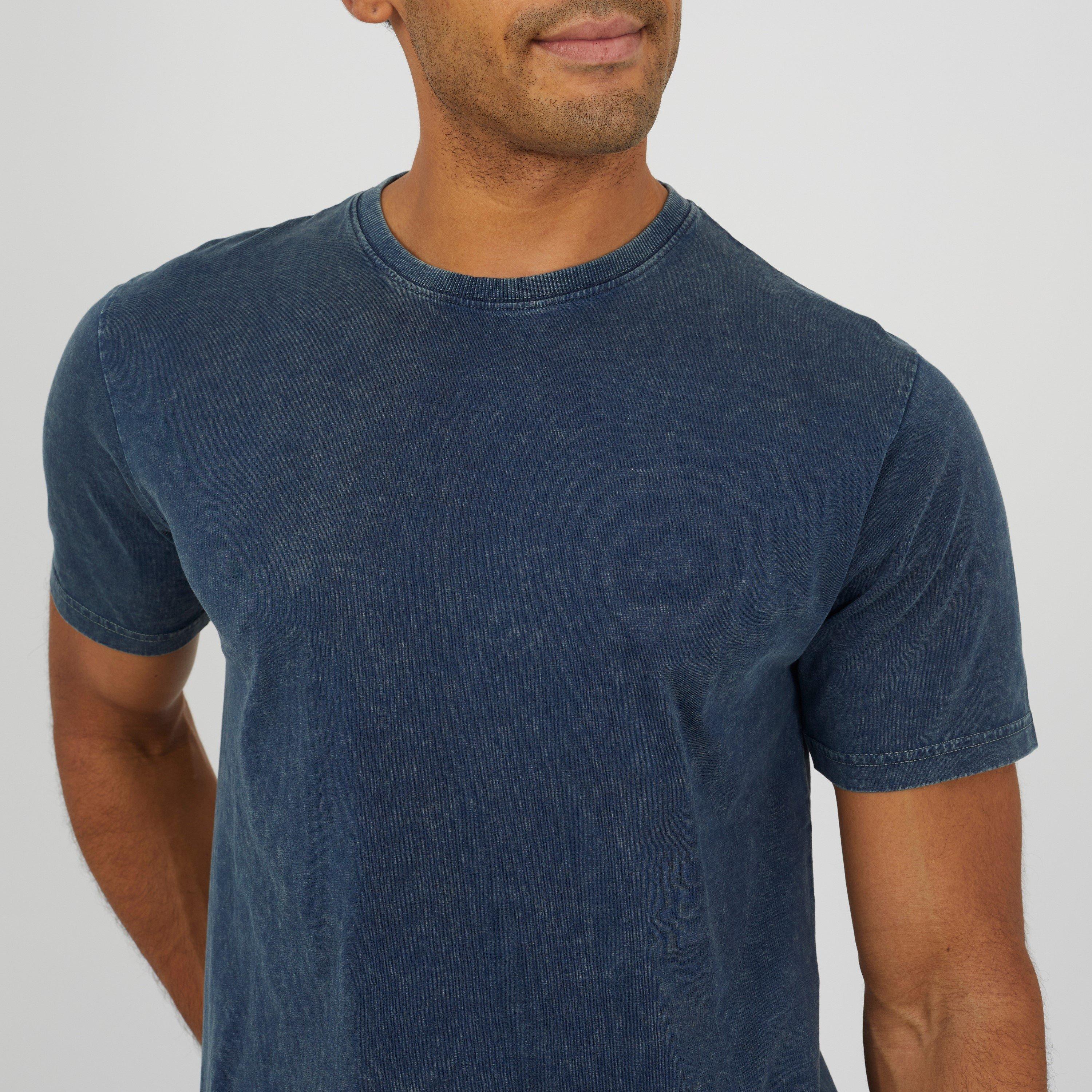 Blue Acid Wash - Brave Soul - BS Tessier T-Shirt Sn63 - 3