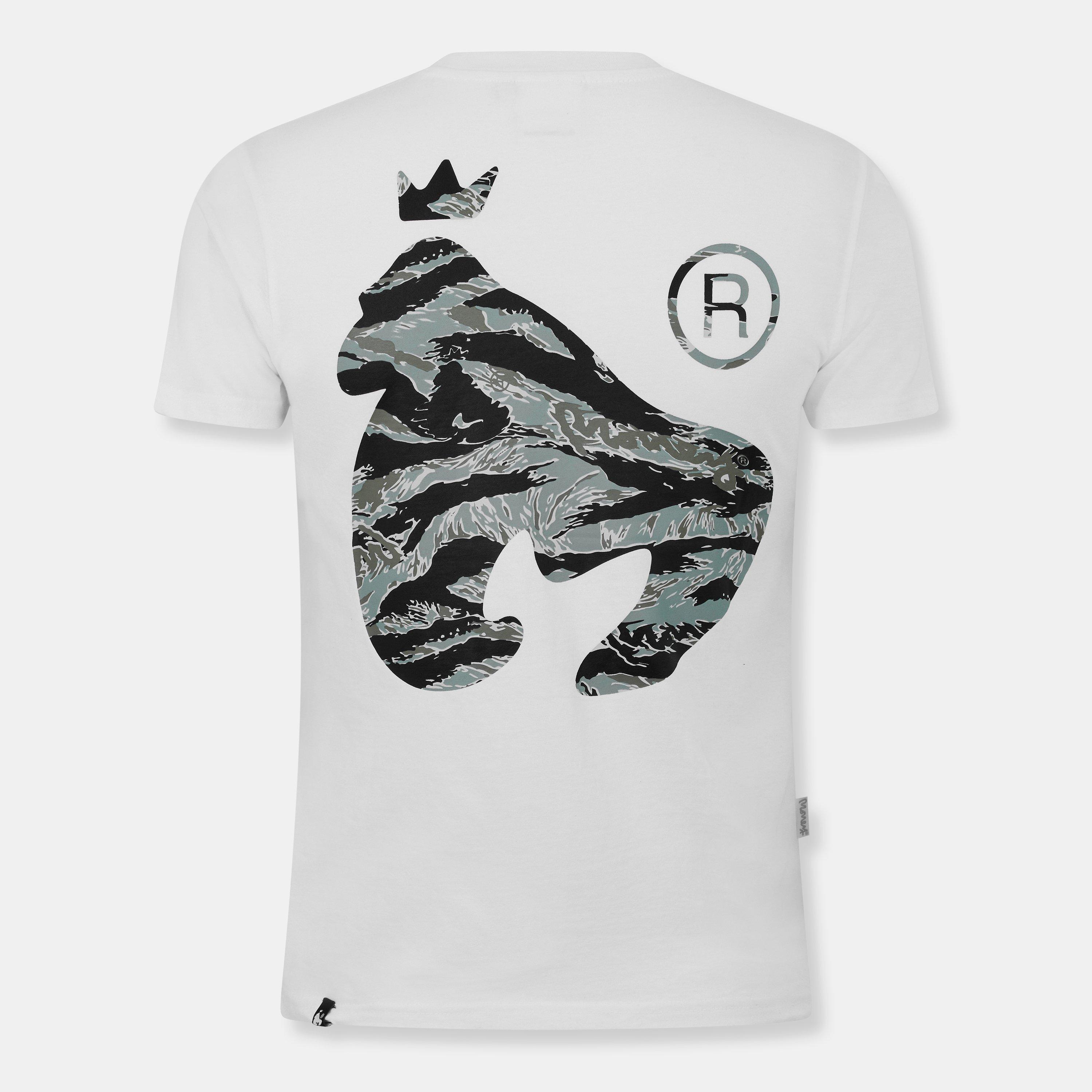 White - Money - Men's Woodland Camo Regular Fit T-Shirt - 2