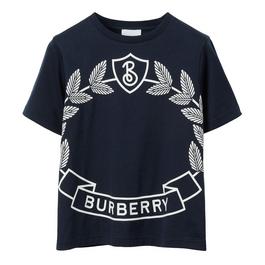 Burberry Explorer Crest T Shirt Juniors