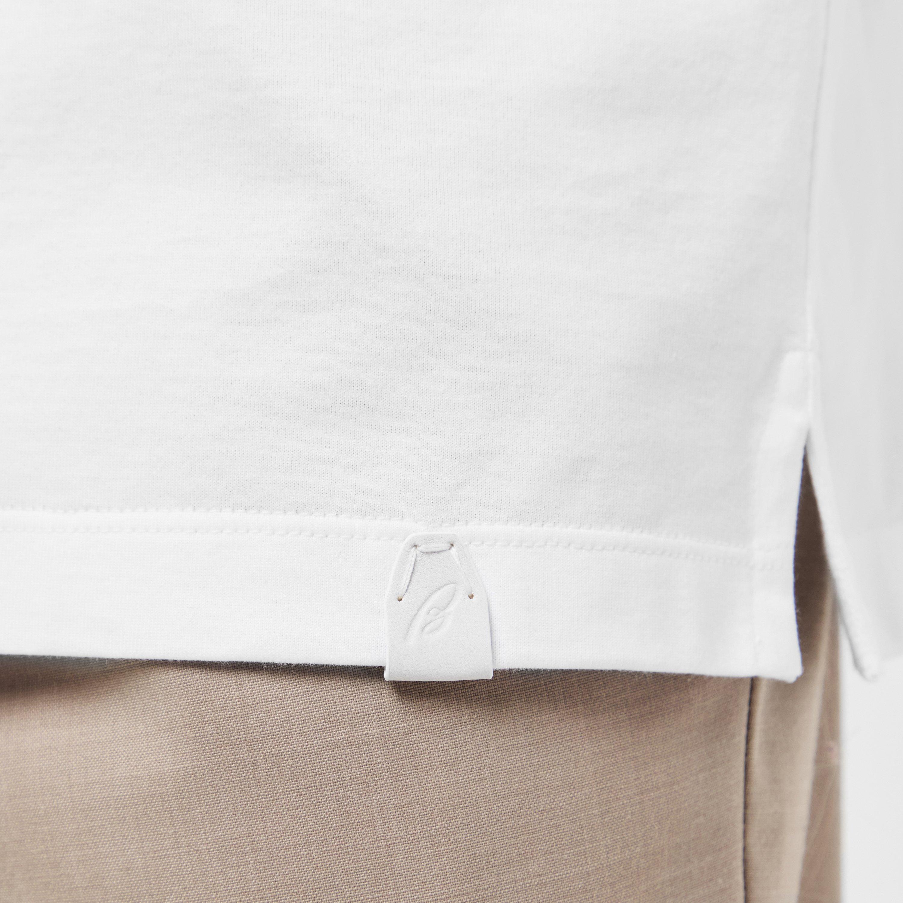 White - Brioni - Men's Short Sleeve T-Shirt - 5