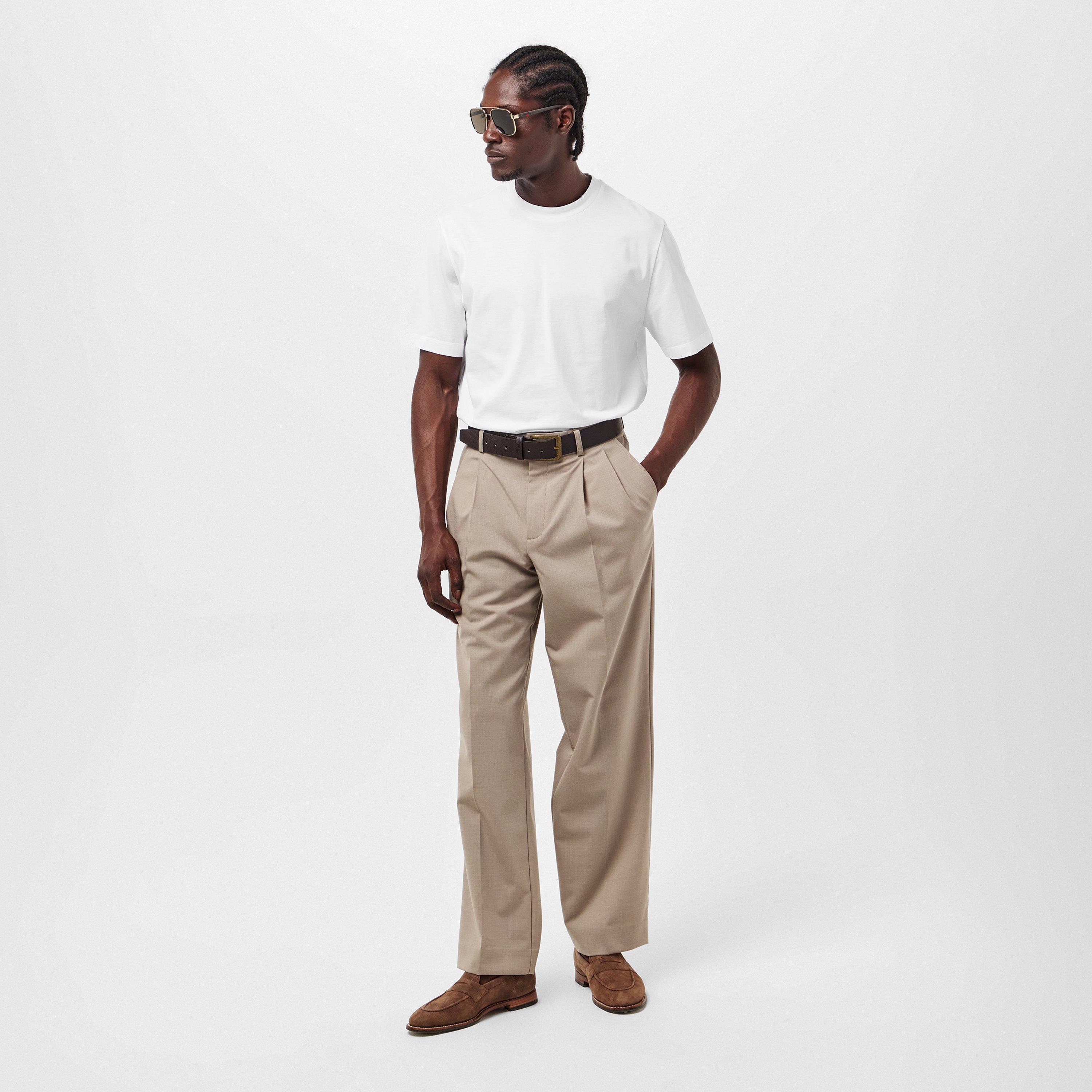 White - Brioni - Men's Short Sleeve T-Shirt - 6