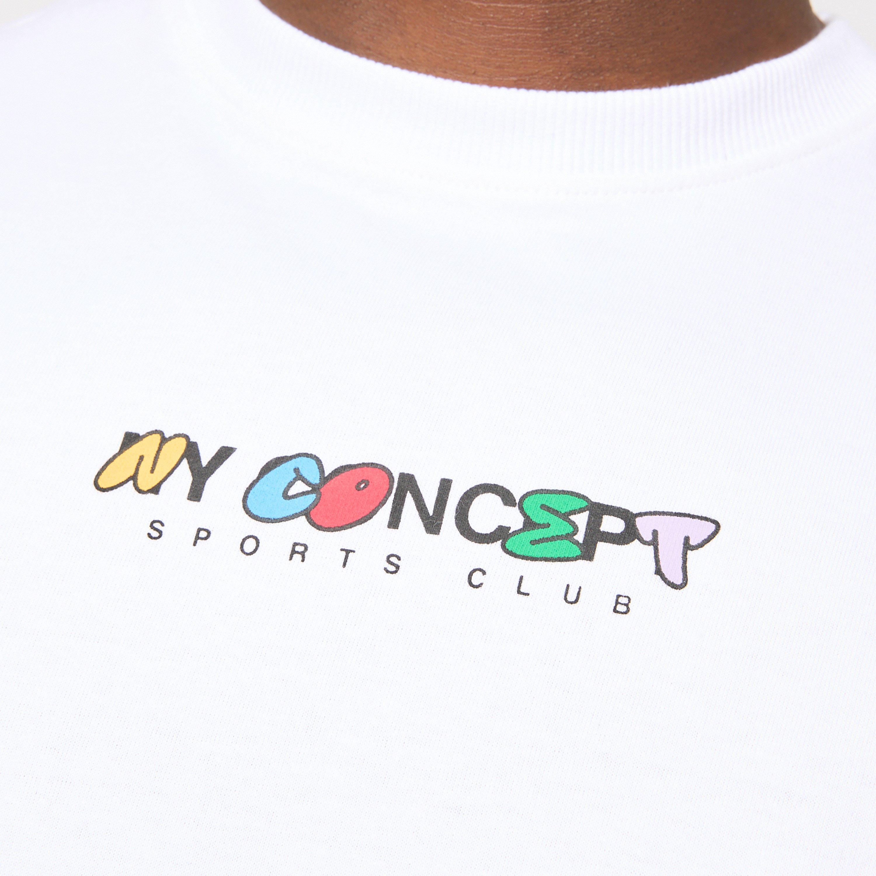 Weiß - NY Concept - Concept Graffiti T-Shirt - 4