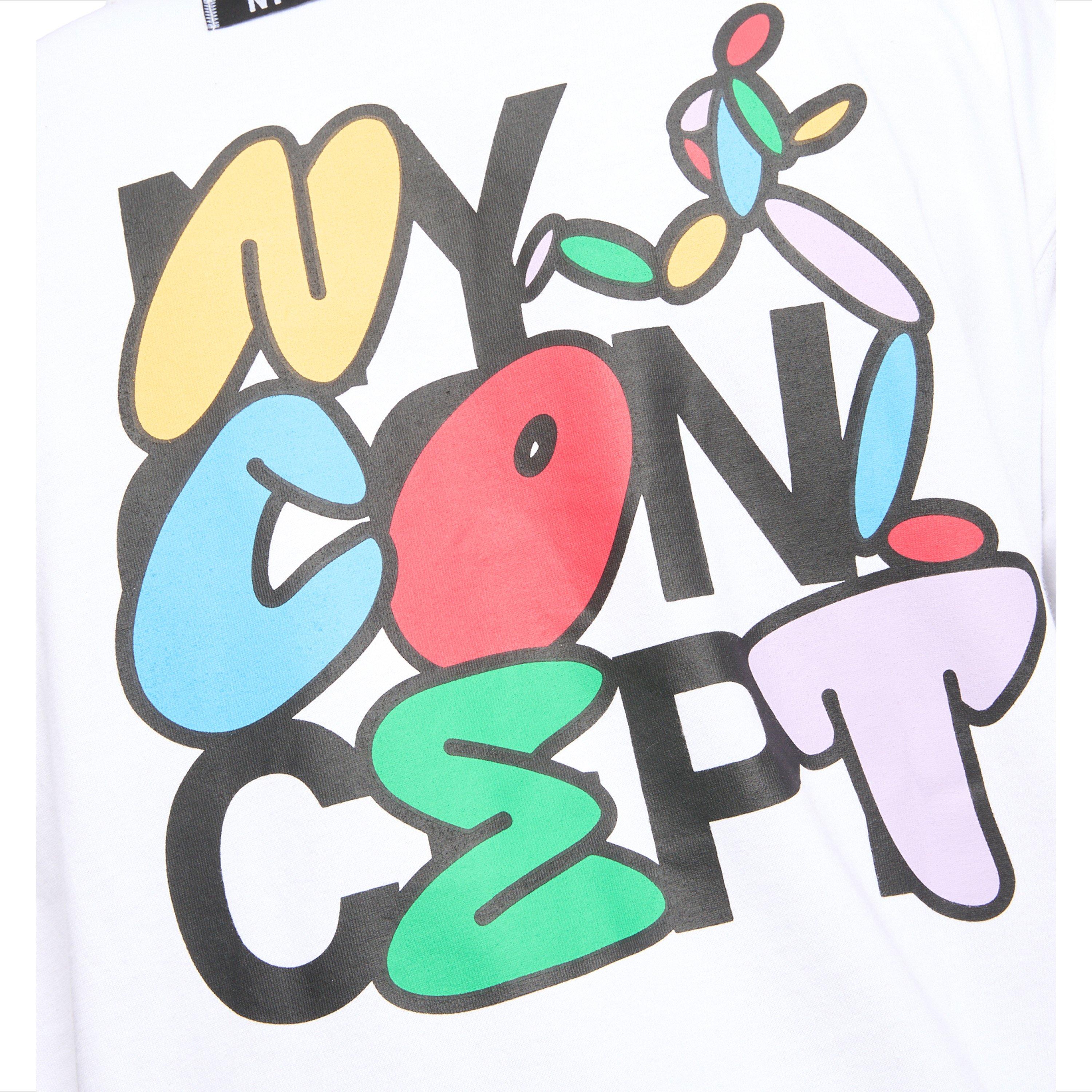 Weiß - NY Concept - Concept Graffiti T-Shirt - 5