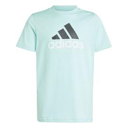 adidas Essentials Two Color Big Logo Juniors T Shirt