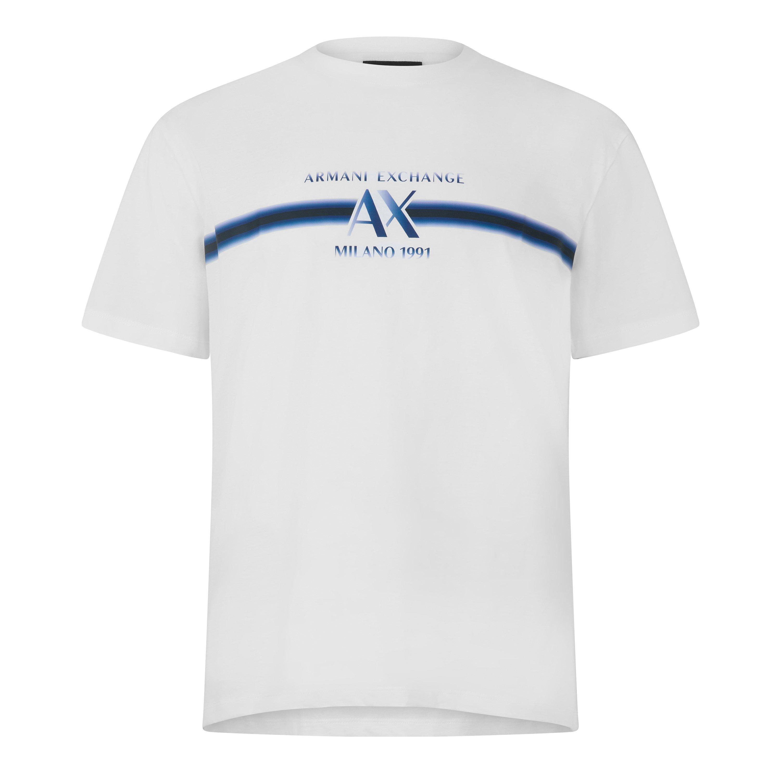 White - Armani Exchange - Armani Exchange T-Shirt - 1