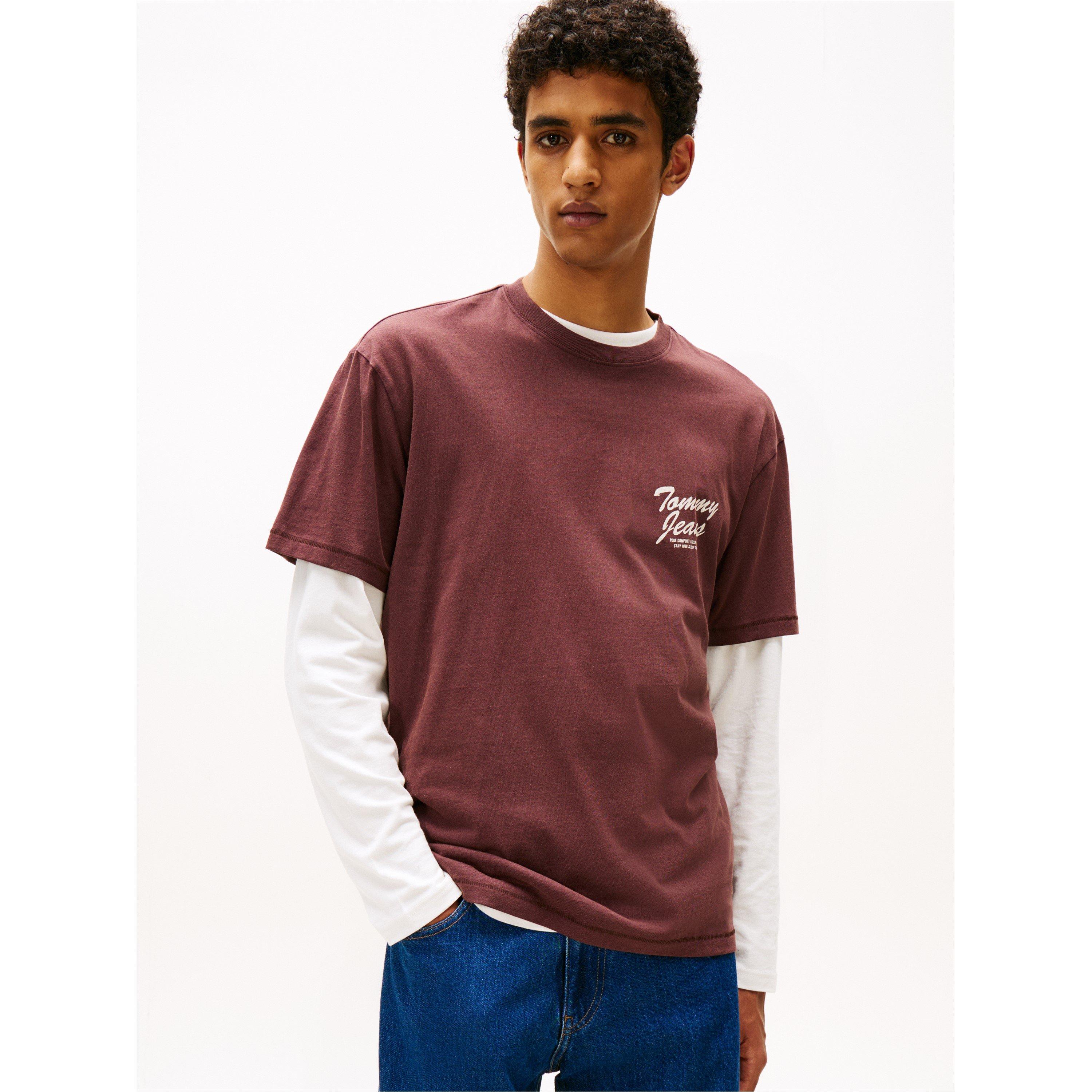 Brun riche - Tommy Jeans - Men's TJ Novelty T-Shirt - 4