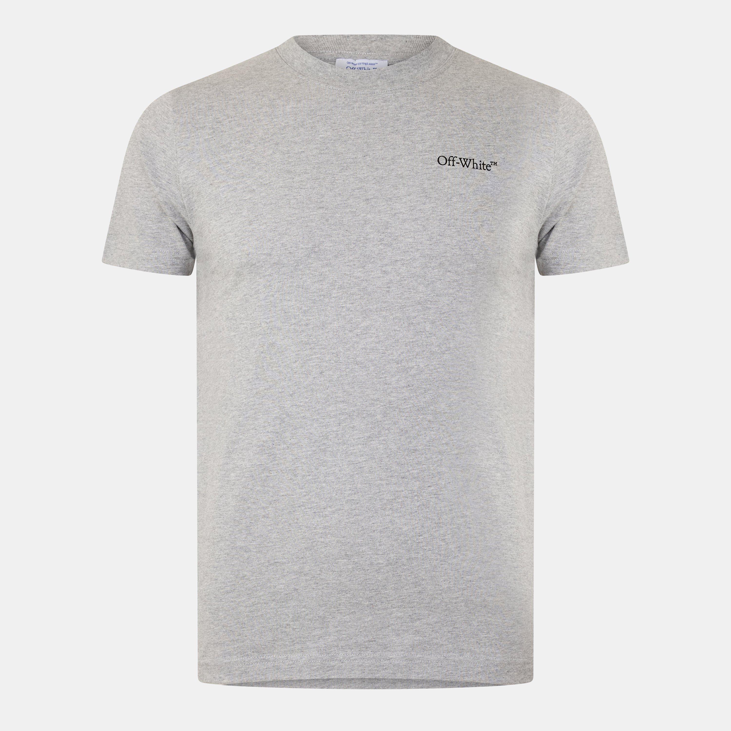 Grey/Black - Off White - Men's Windy Arrow T-Shirt - 1