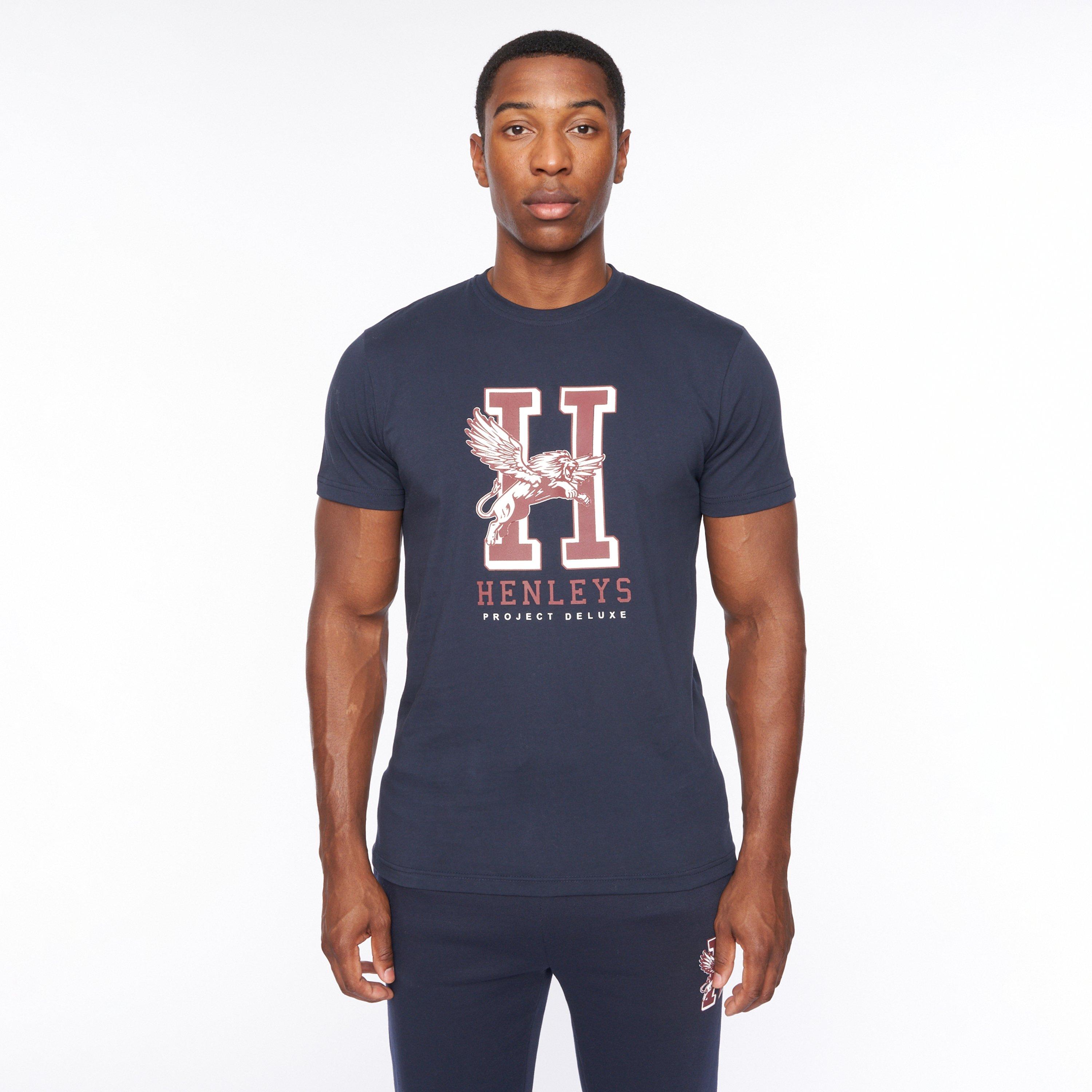 Navy - Henleys - Belton T-Shirt - 2
