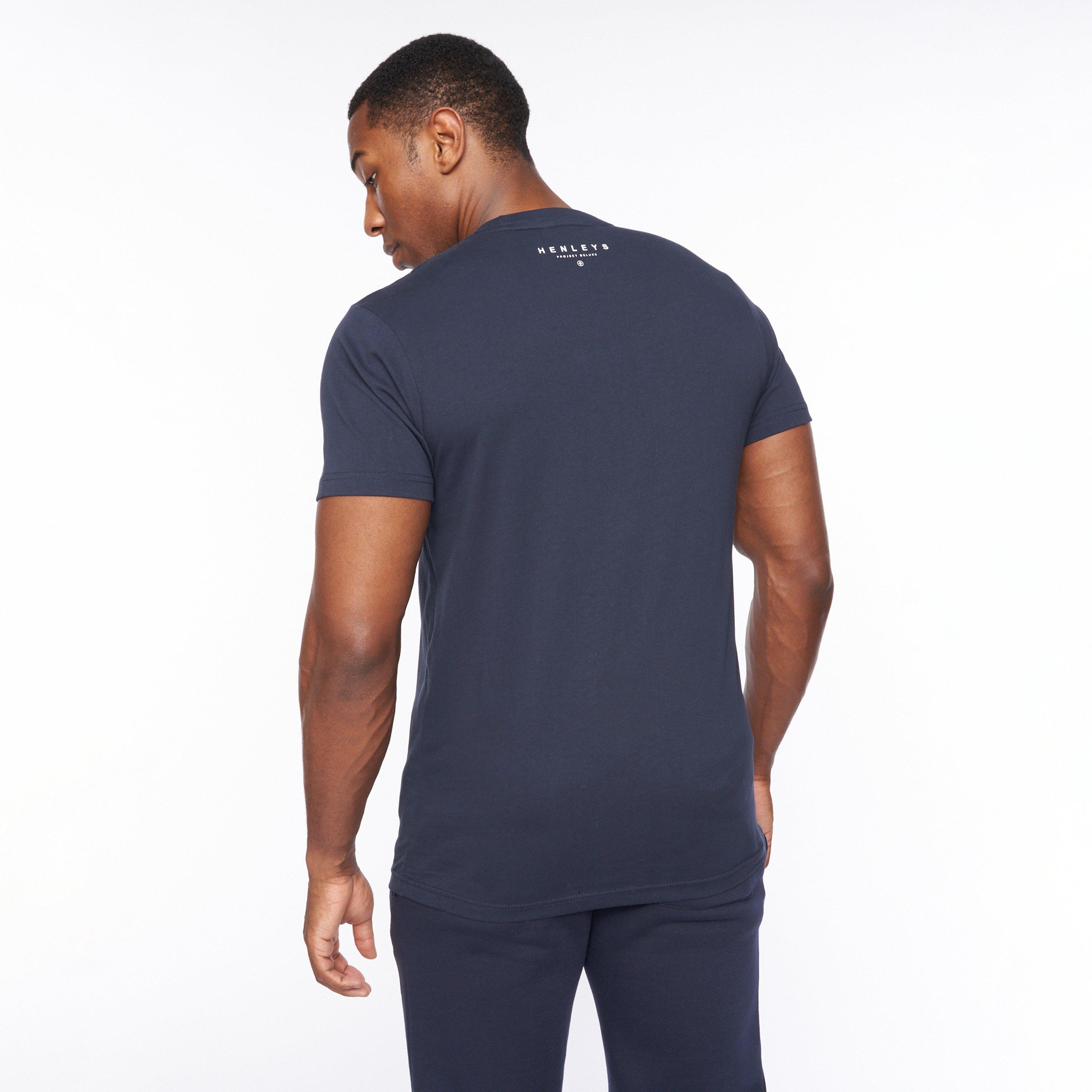 Navy - Henleys - Belton T-Shirt - 4