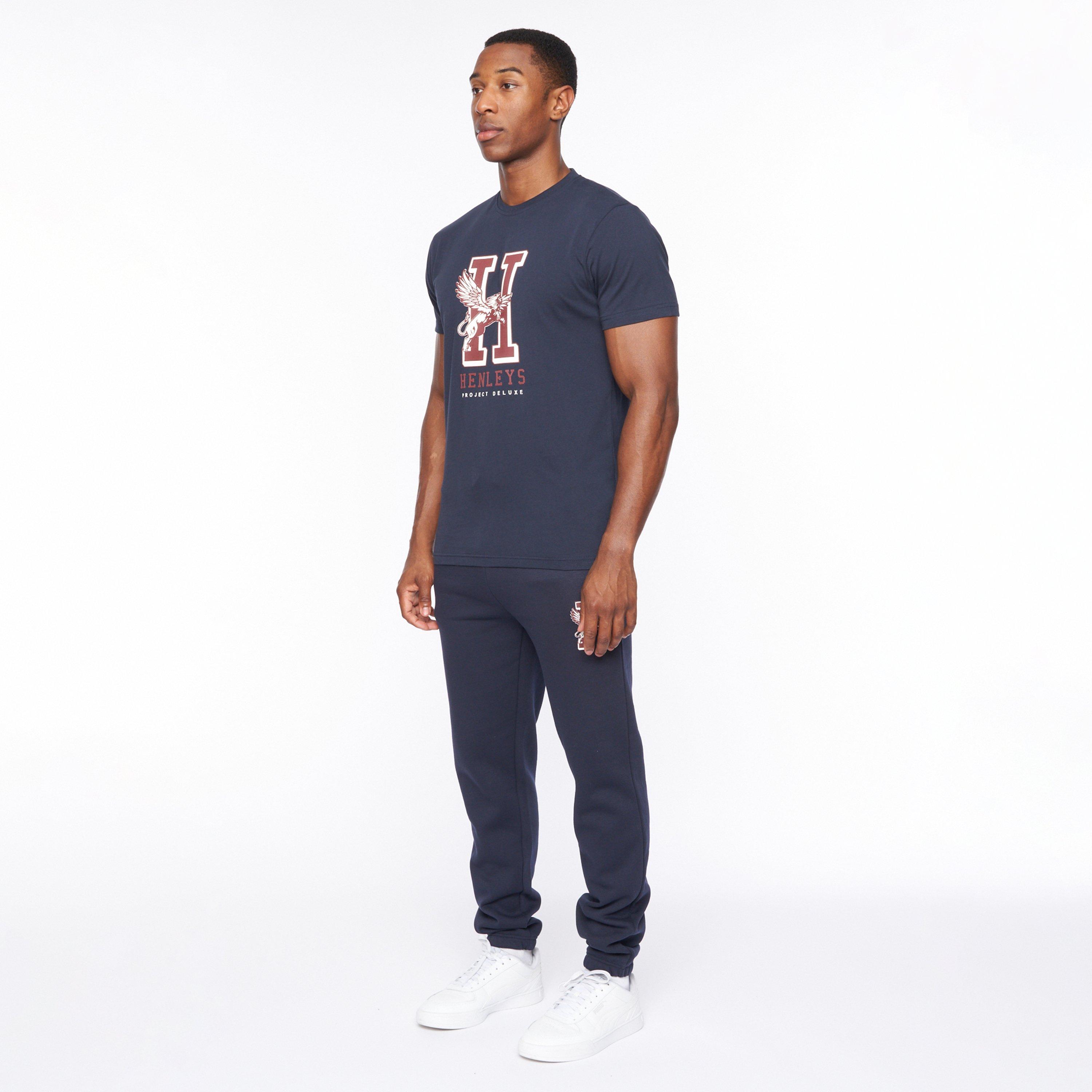 Navy - Henleys - Belton T-Shirt - 5