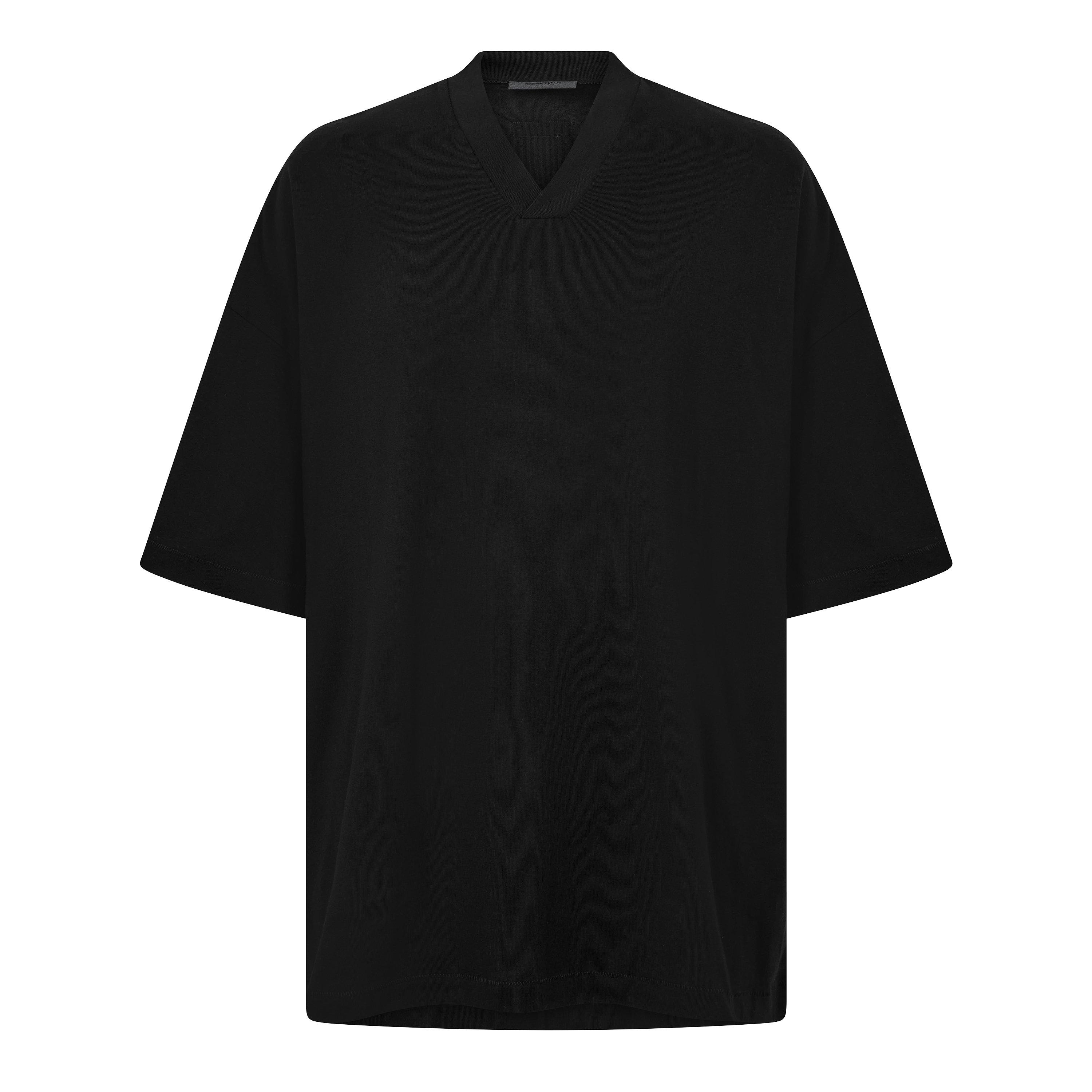 Black - Fear Of God Essentials - Men's V Neck T-Shirt - 1