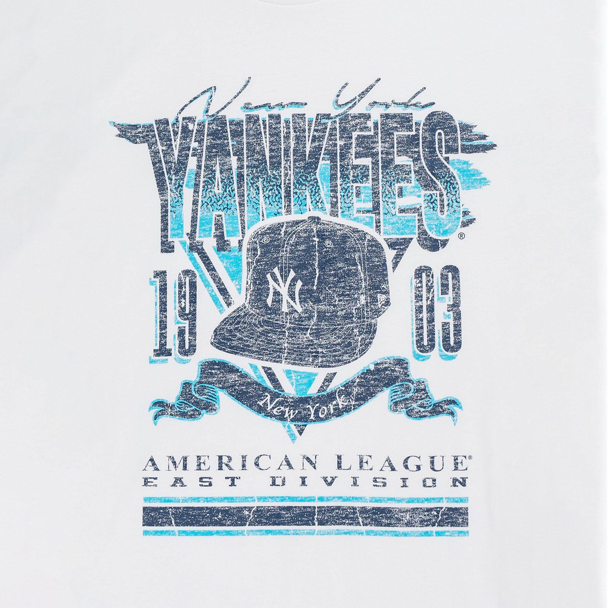 WHITE - New Era - York Yankees Hat Graphic T-Shirt - 5