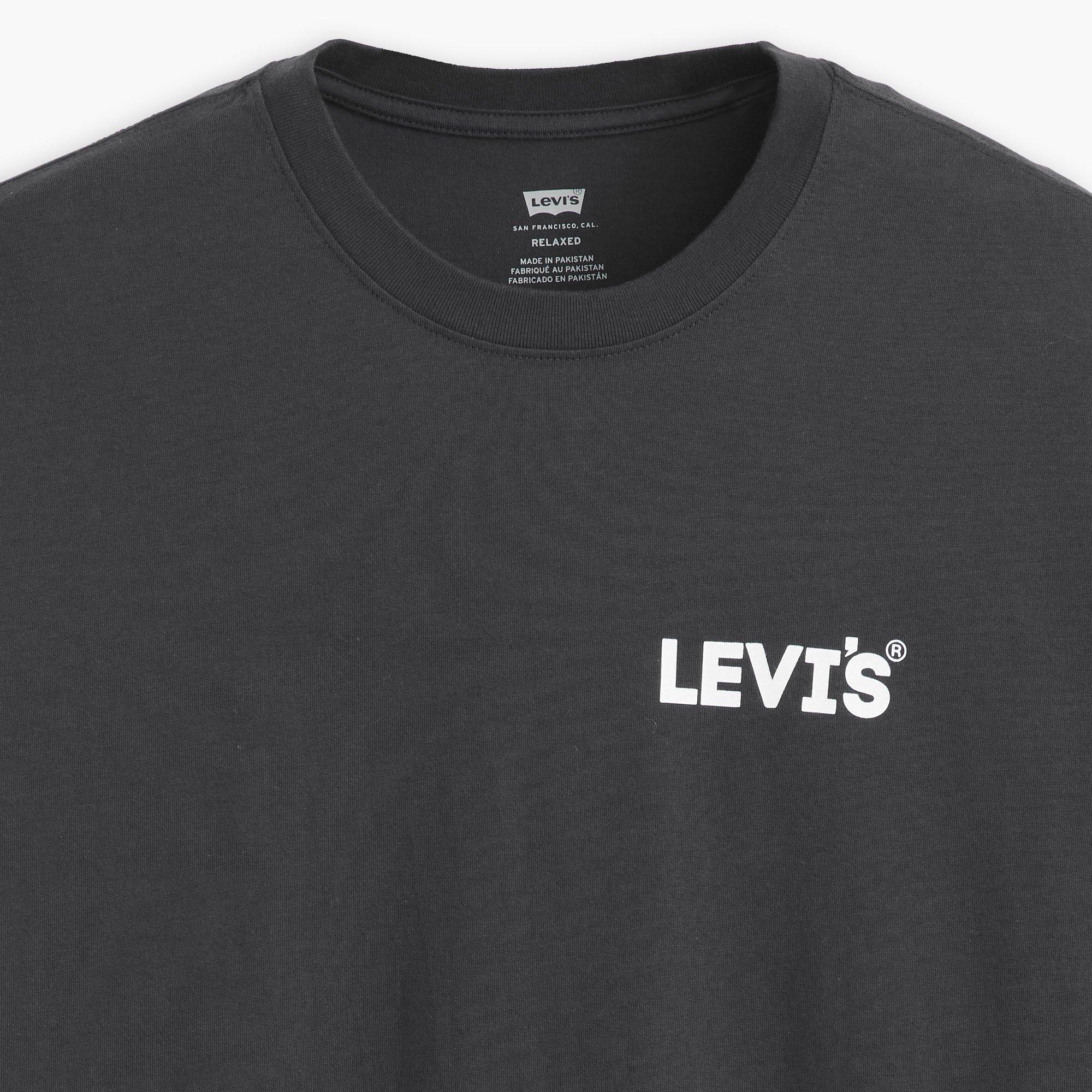 3 Caviar - Levis - Men's Headline Logo Cotton Short-Sleeve Oversized-Fit T-Shirt - 6