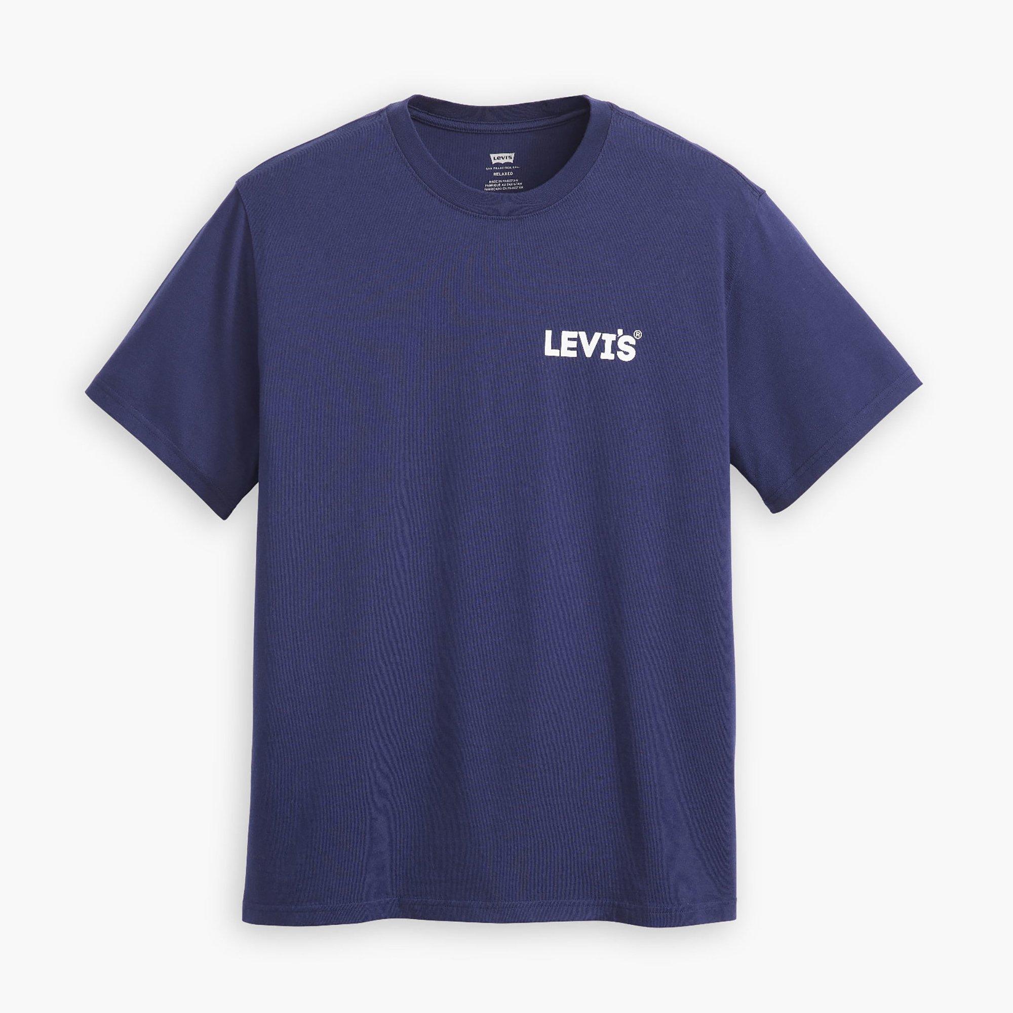 Men's Headline Logo Cotton Short-Sleeve Oversized-Fit T-Shirt