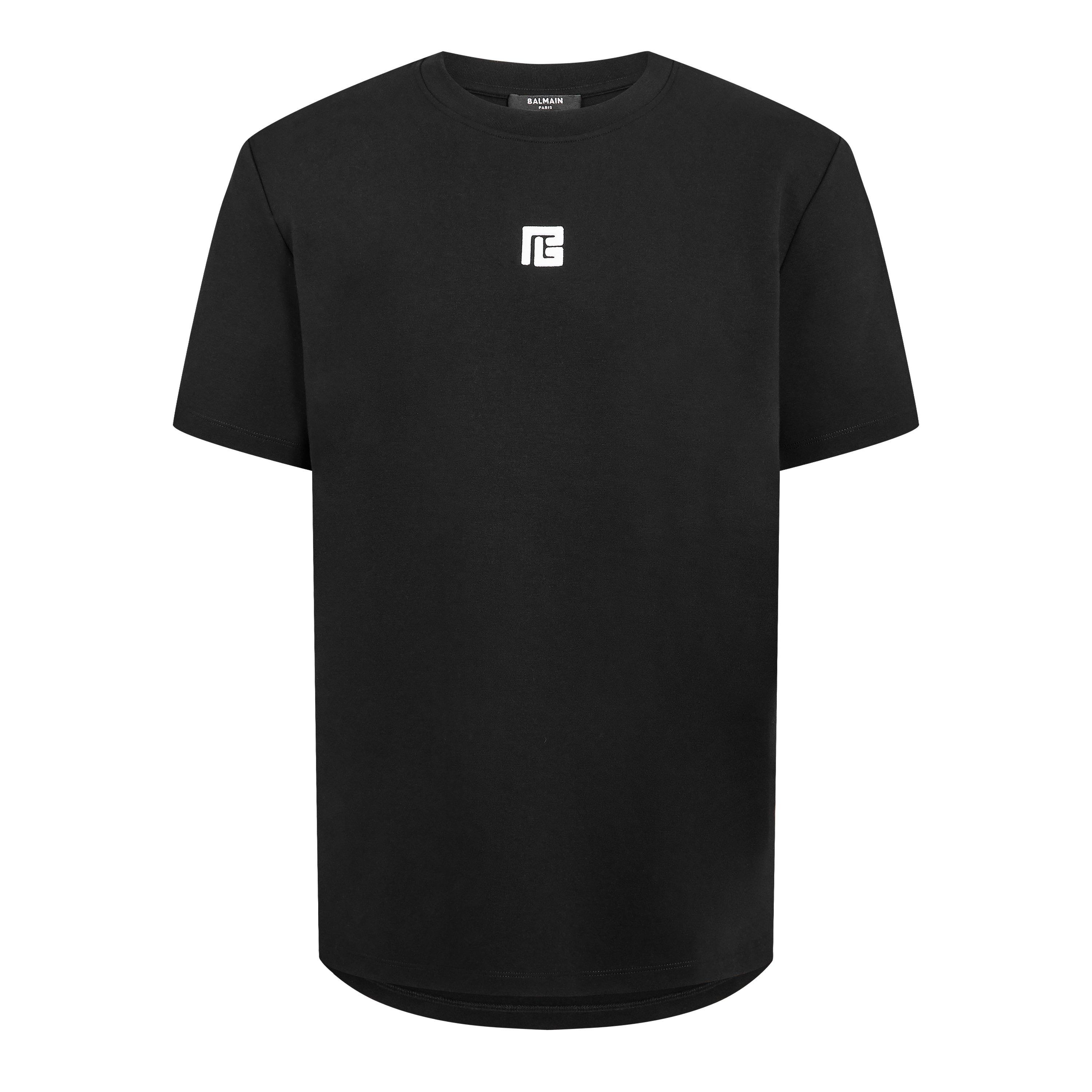 Black - Balmain - Balmain PB Tee Sn62 - 1
