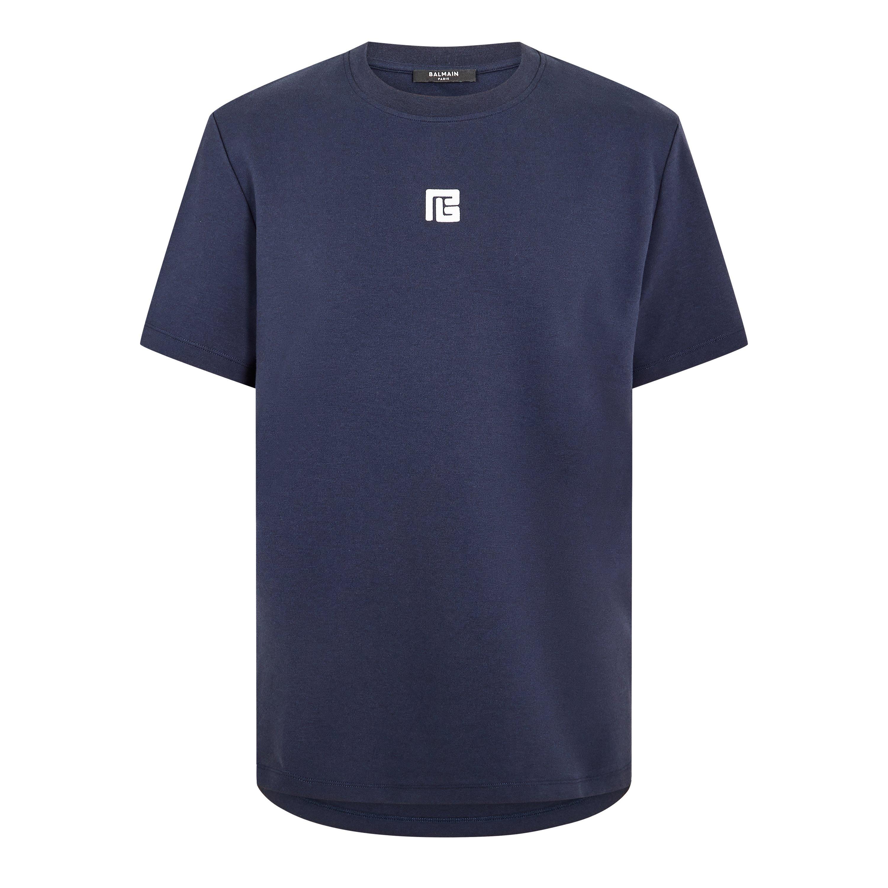 Balmain Men's PB T-Shirt - Marine - M