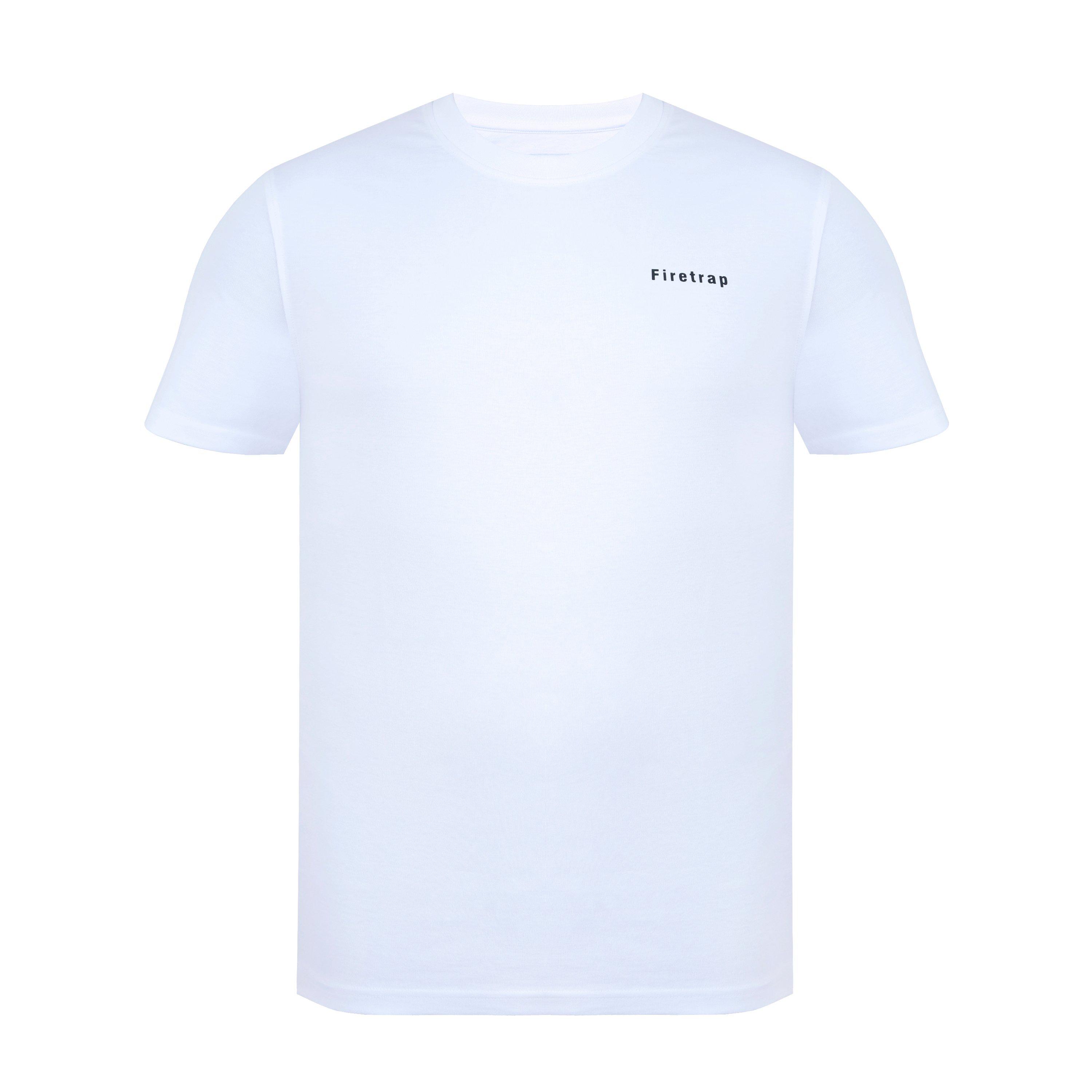 Firetrap Men's Trek T Shirt - White - S