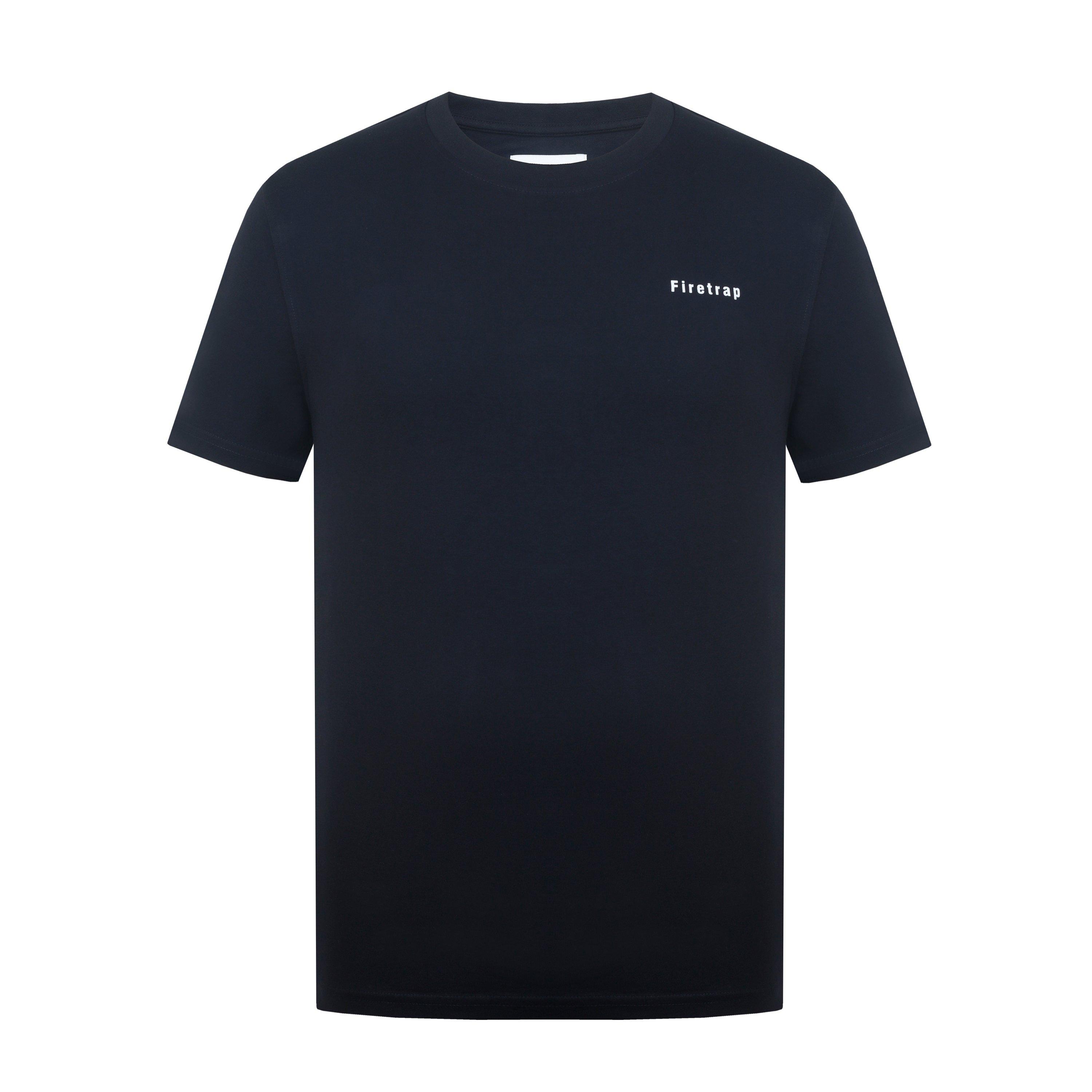 Black - Firetrap - Trek T Shirt Mens - 1