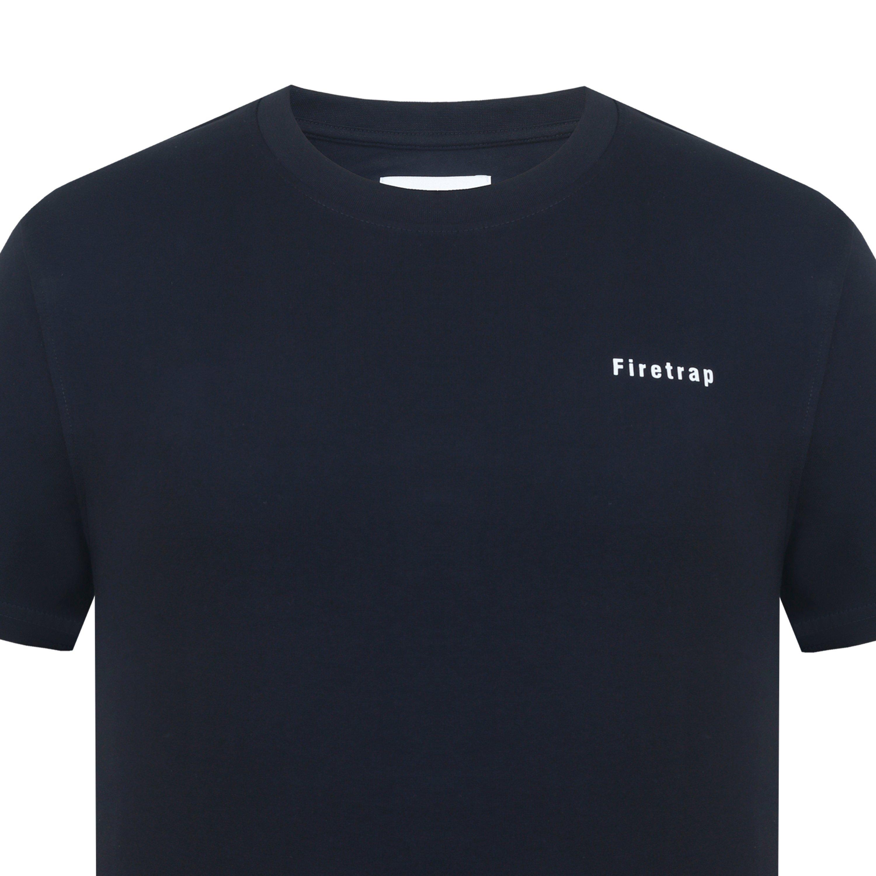 Crna - Firetrap - Trek T Shirt Mens - 5