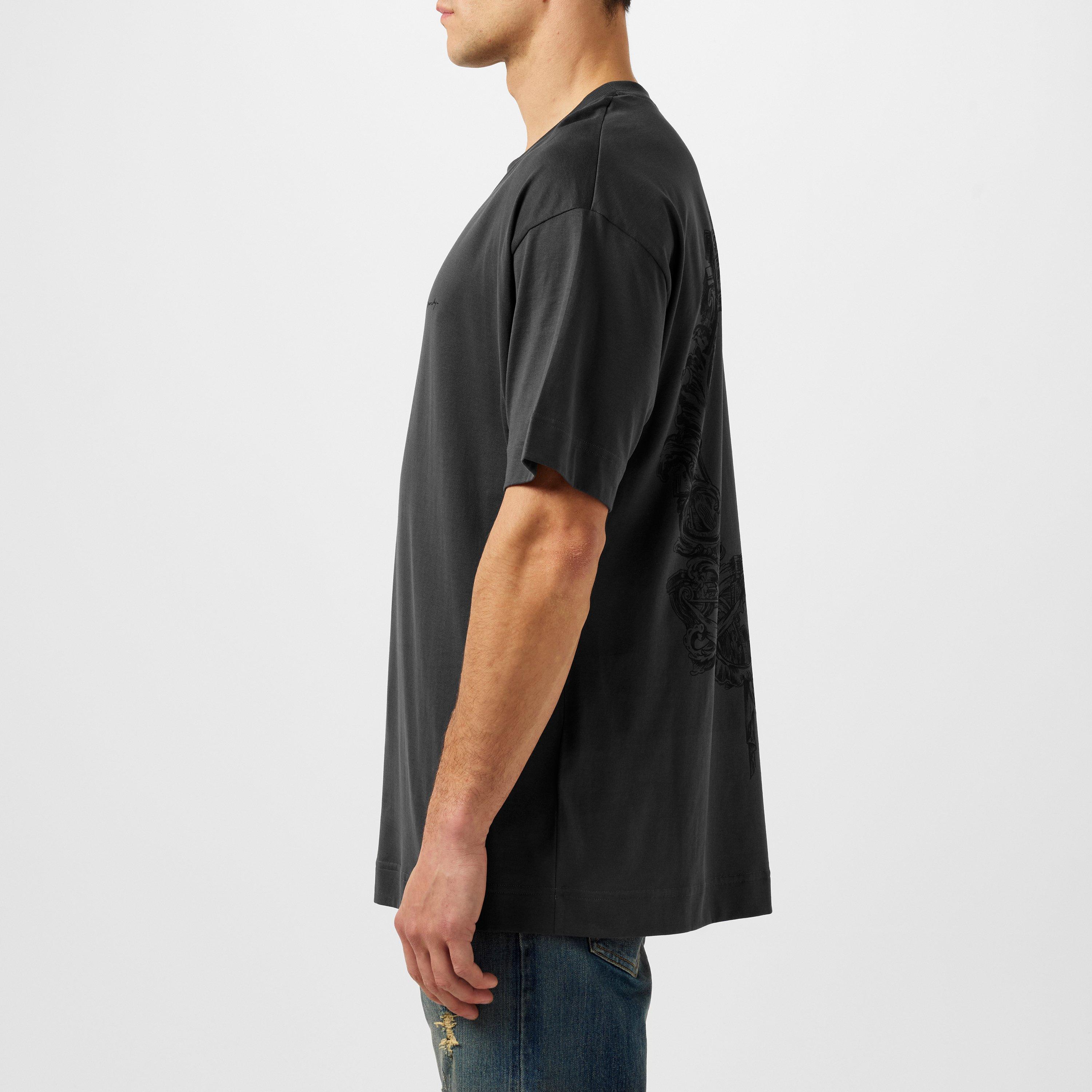 Charcoal - GIVENCHY - Back Logo T-Shirt - 2