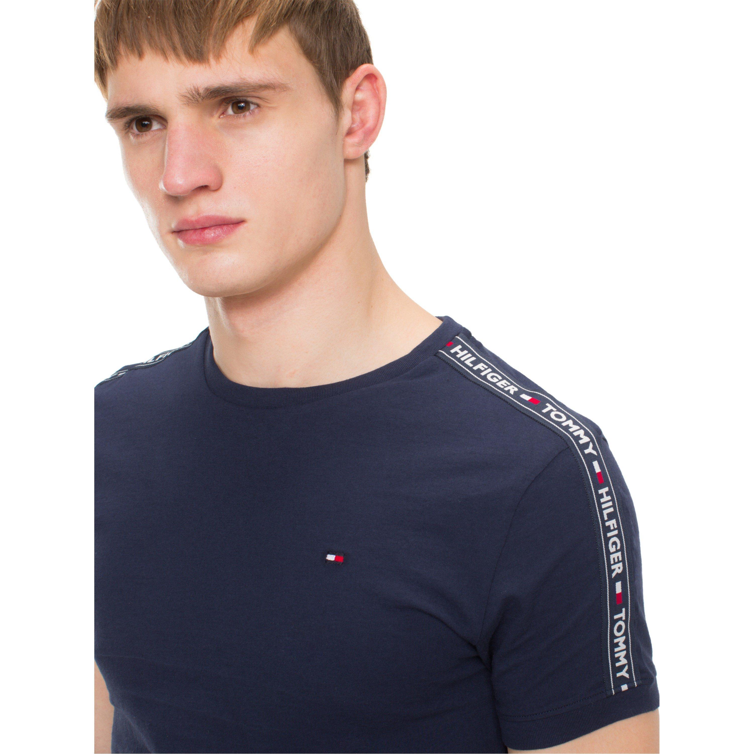 Blazer bleu marine - Tommy Hilfiger - HWK Tape T Shirt - 5