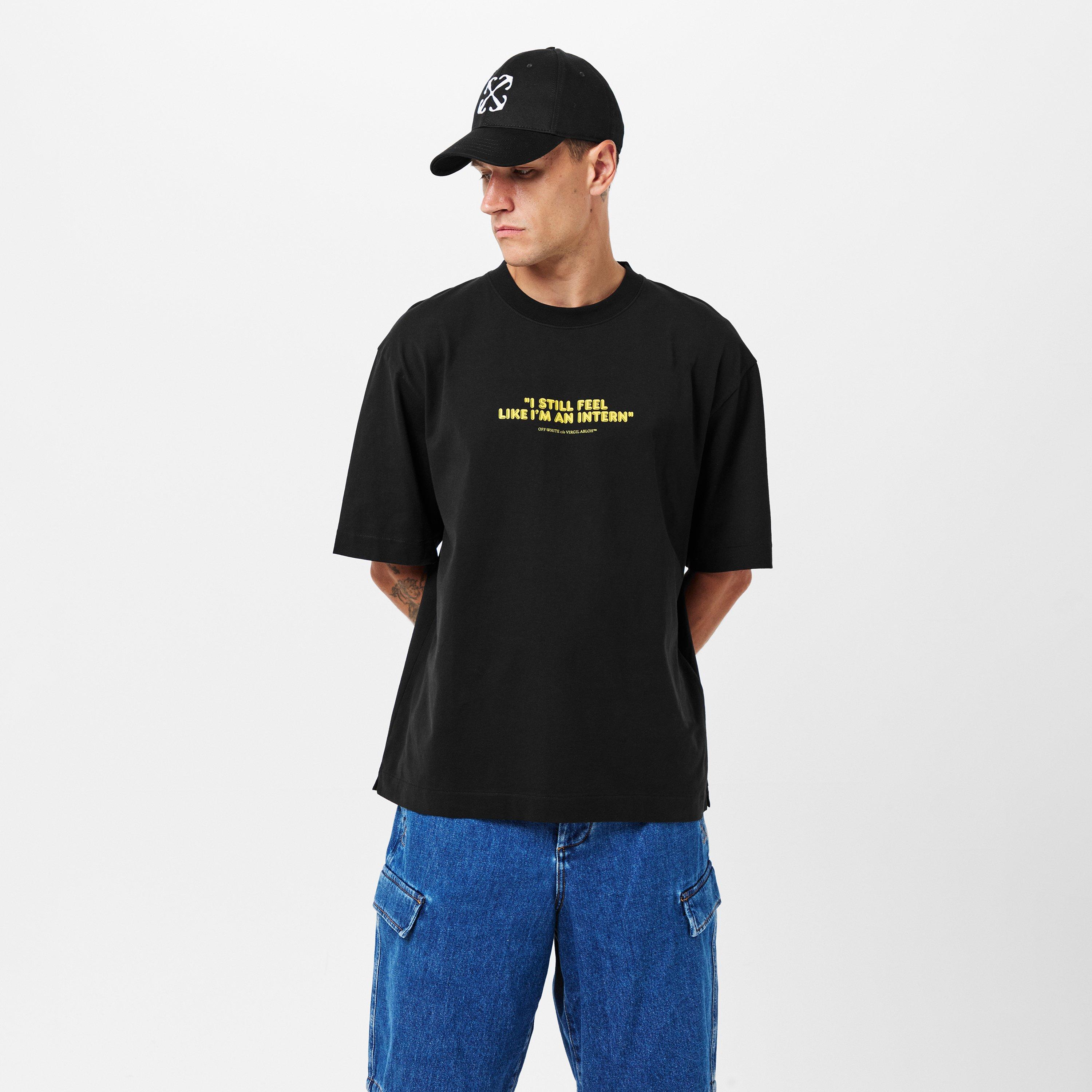 Sort - Off White - Men's Regular Fit T-Shirt - 3