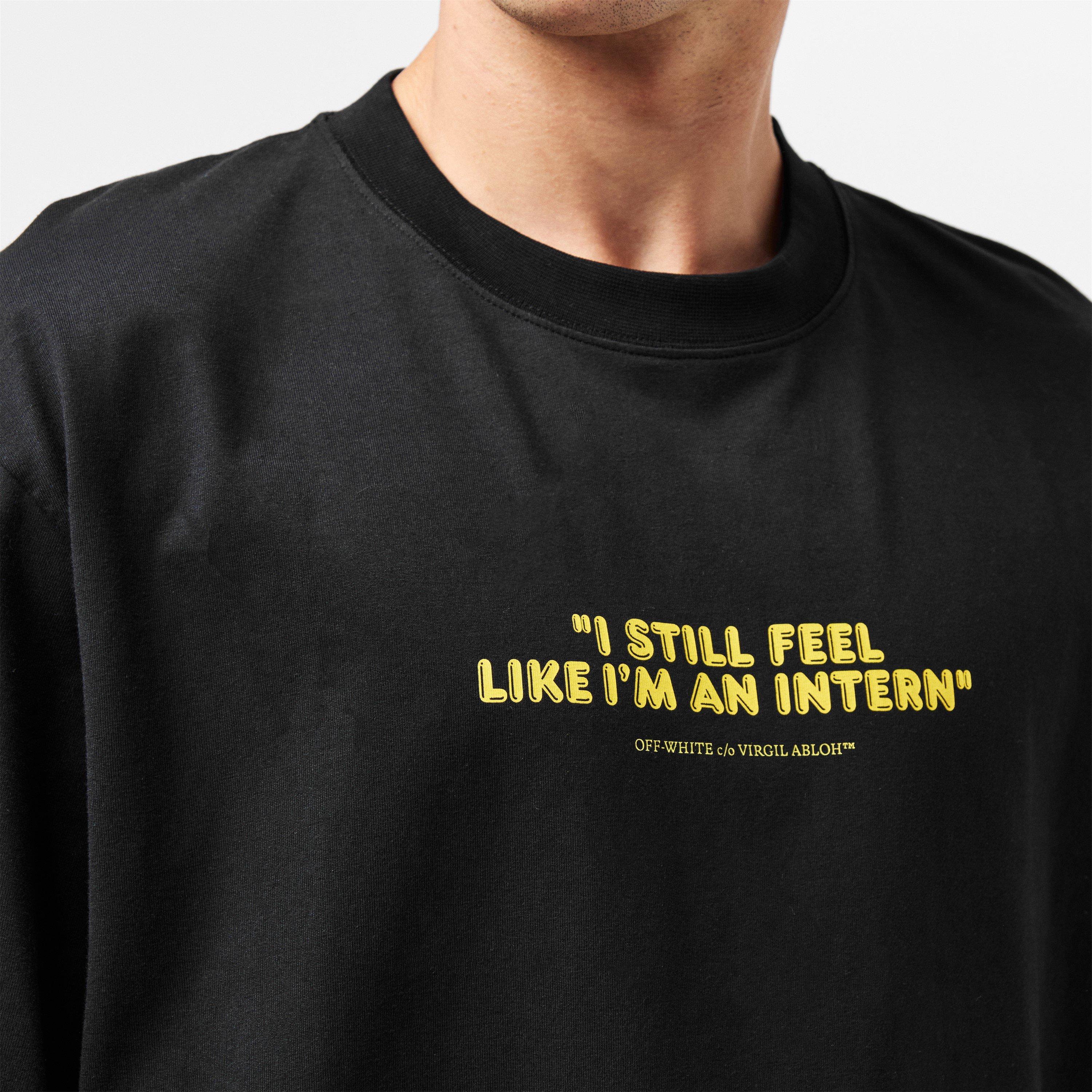 Sort - Off White - Men's Regular Fit T-Shirt - 5