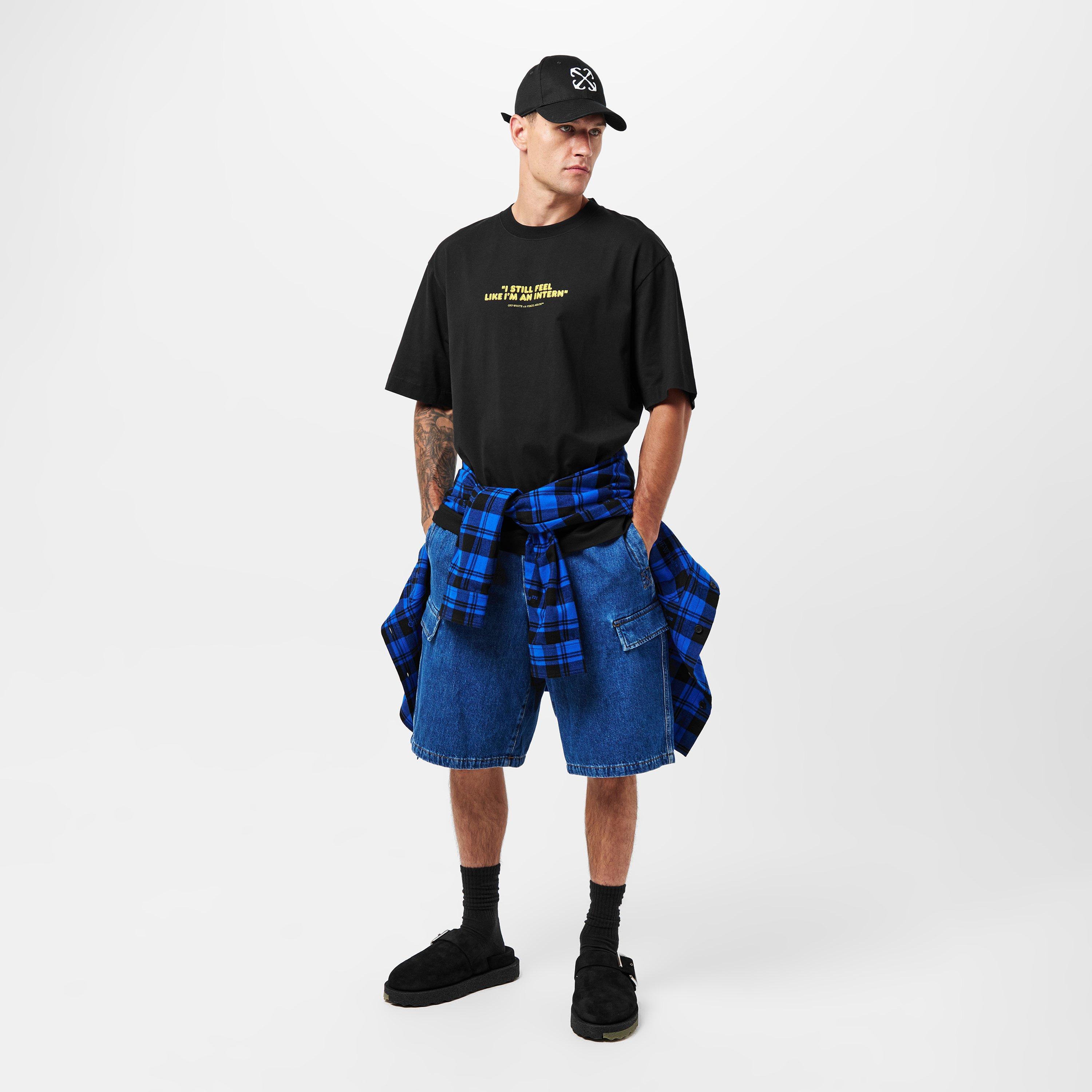 Sort - Off White - Men's Regular Fit T-Shirt - 6