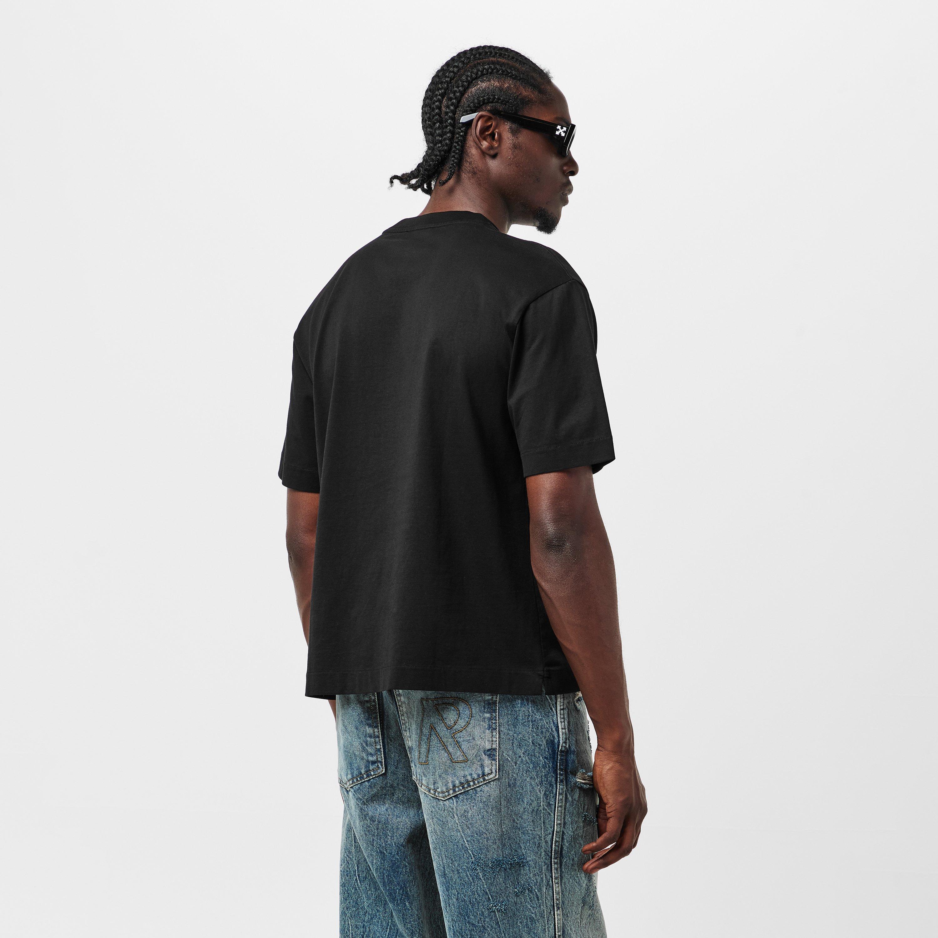 Sort/Grøn - Off White - Men's Best Ideas Contrasting Quote T-Shirt - 4