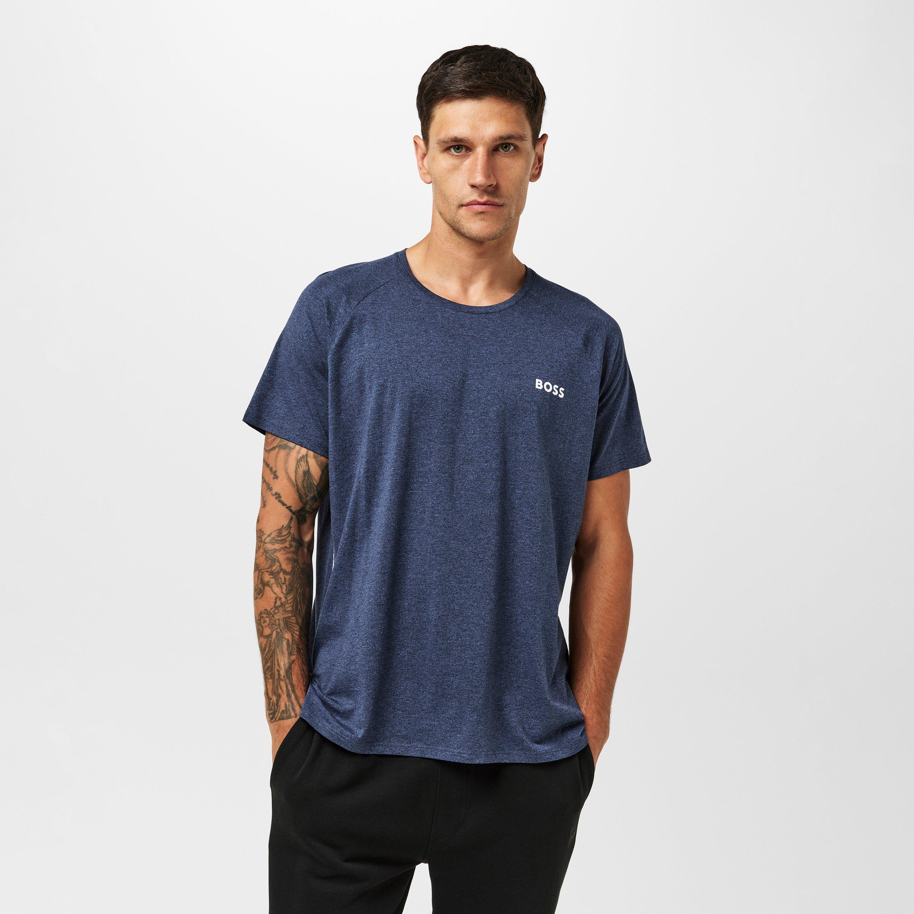 Navy Marl 460 - Boss - Men's BW Rise Regular Fit T-Shirt - 3