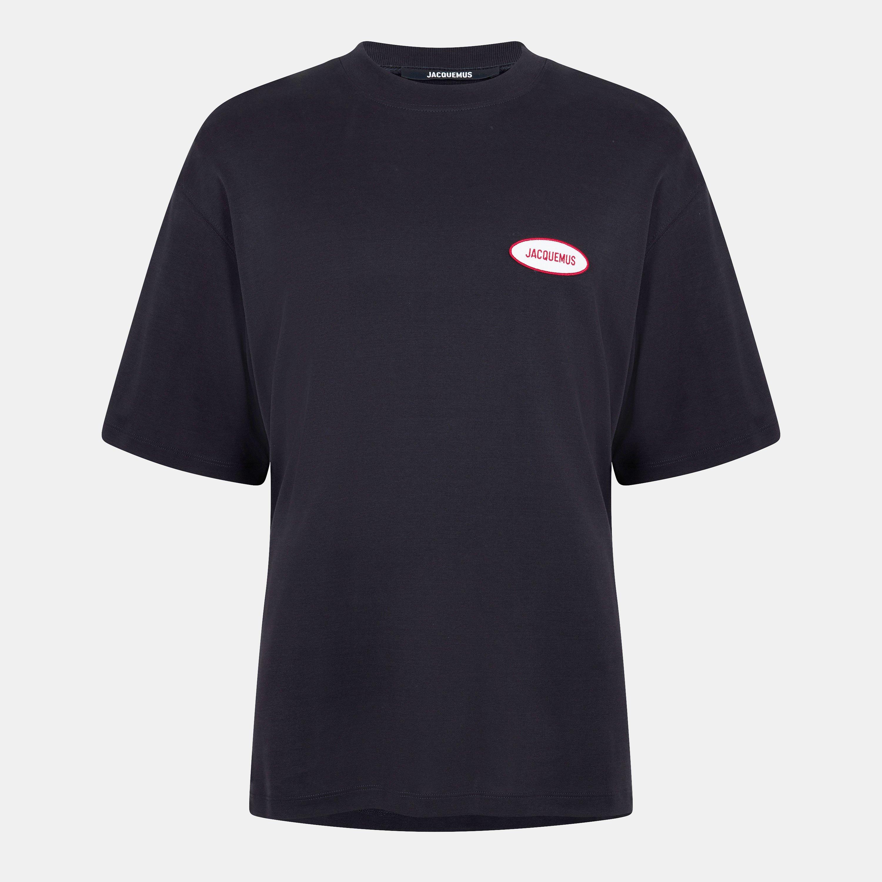 Navy - Jacquemus - Men's Regular Fit T-Shirt - 1