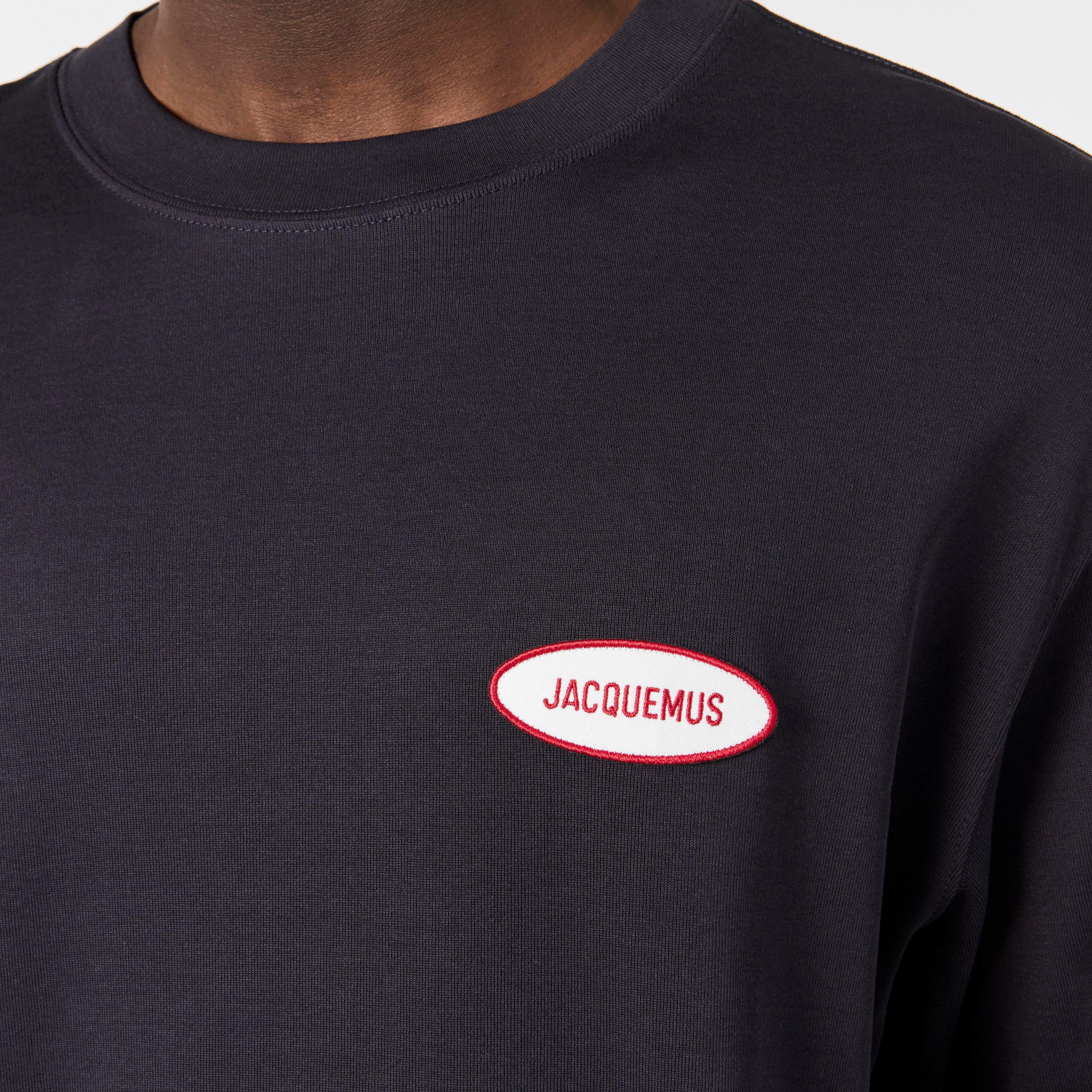 Navy - Jacquemus - Men's Regular Fit T-Shirt - 5