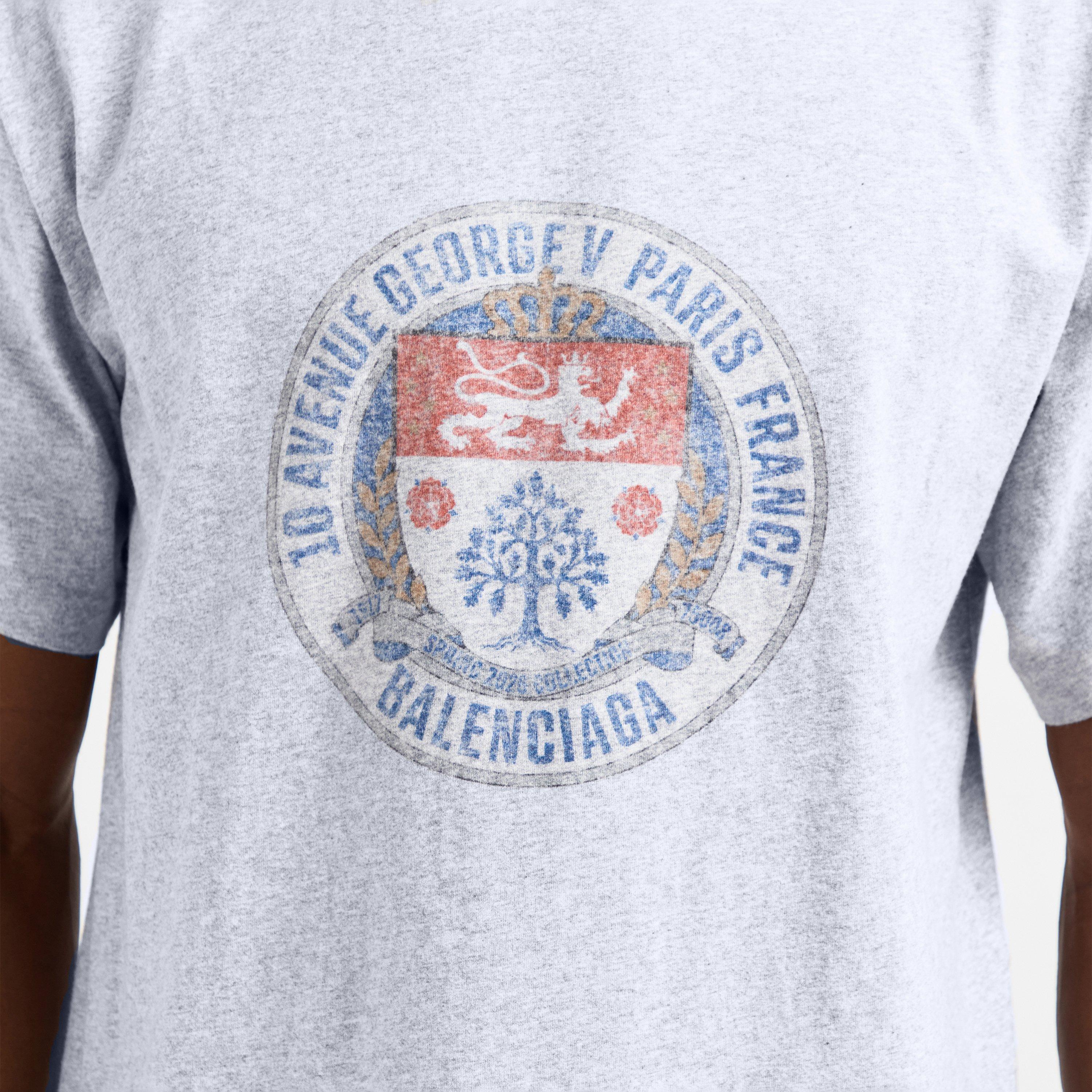 Light Hthr Grey - Balenciaga - Bal Standard T-Shirt Sn62 - 5