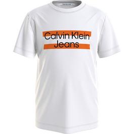 Calvin pour Klein Jeans Stripe Logo T Shirt